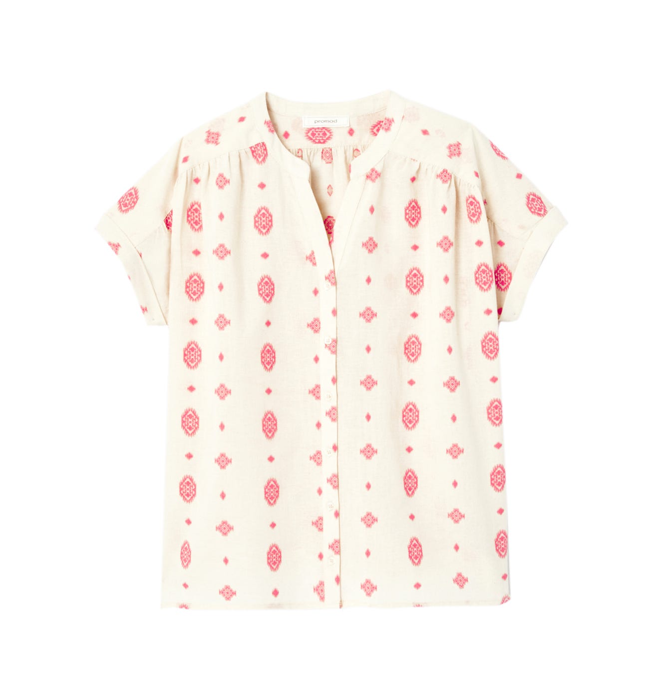 Bestickte Oversize-Bluse
