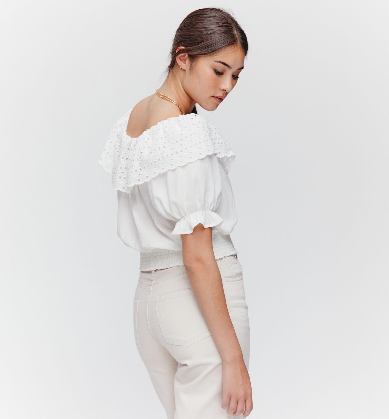 Camicia scollo Bardot