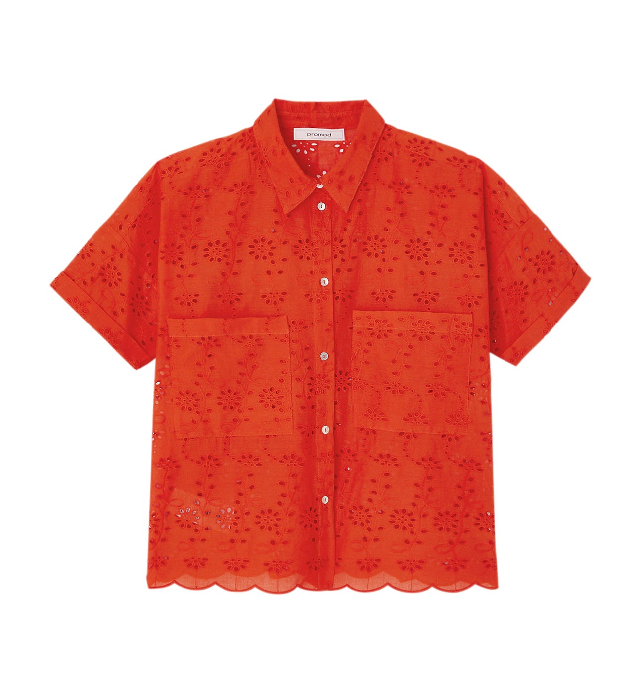 Chemise en broderie anglaise