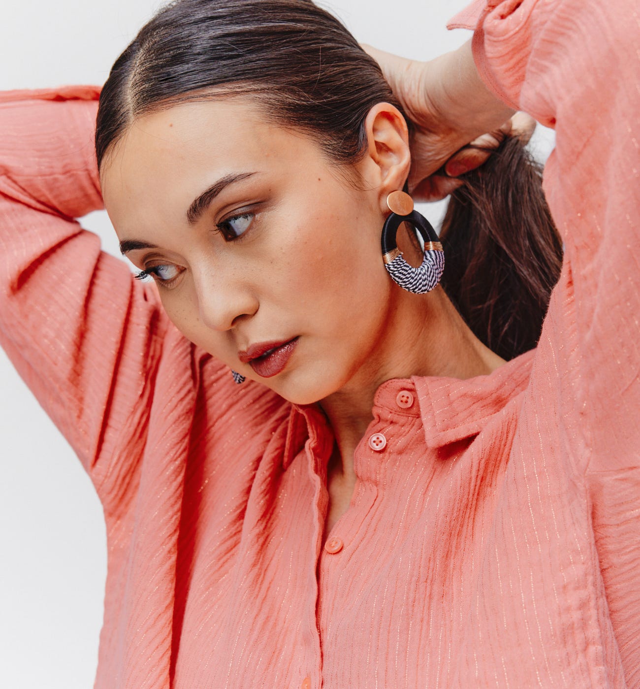Cotton gauze shirt