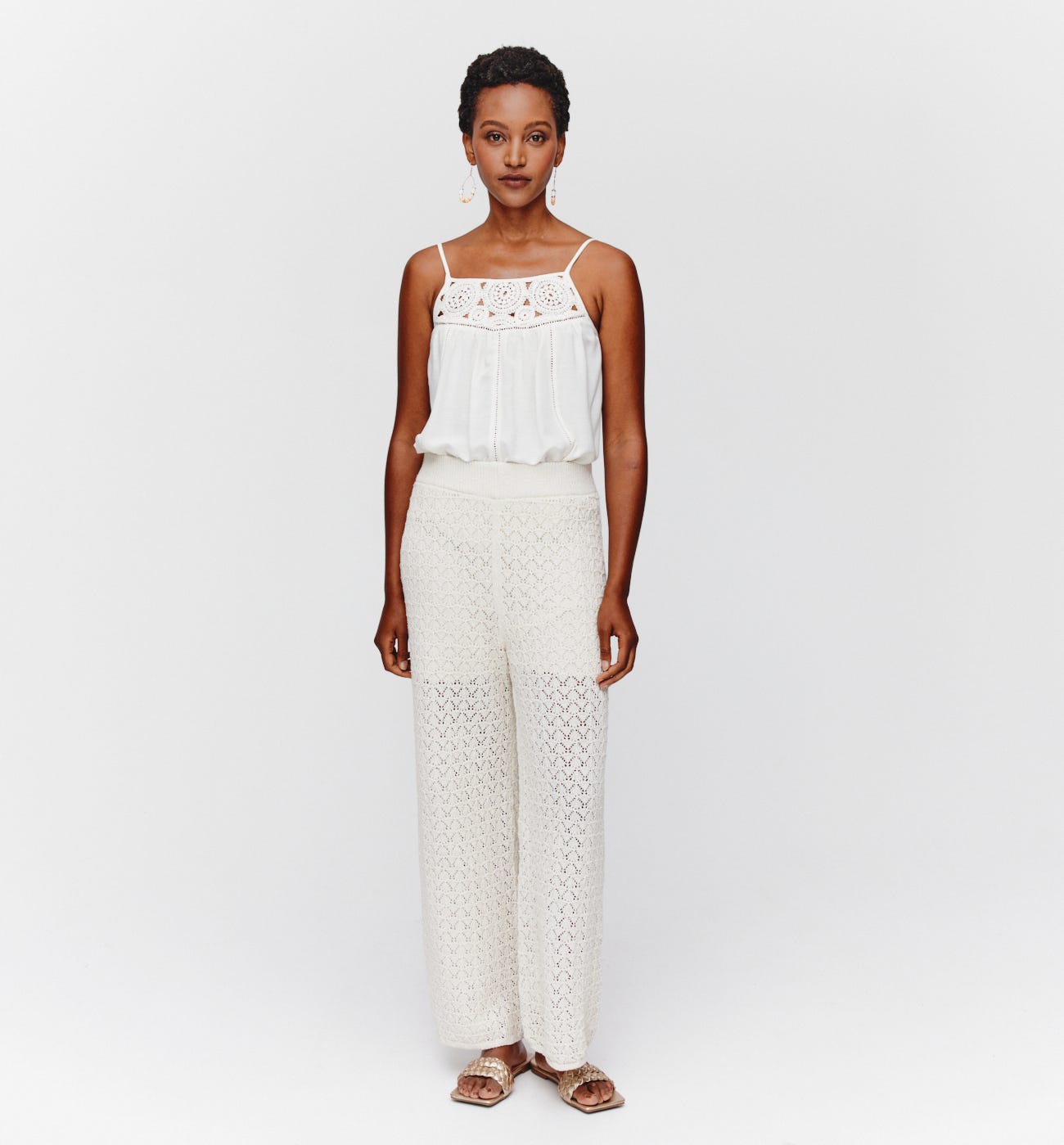 Top lingerie dettaglio crochet