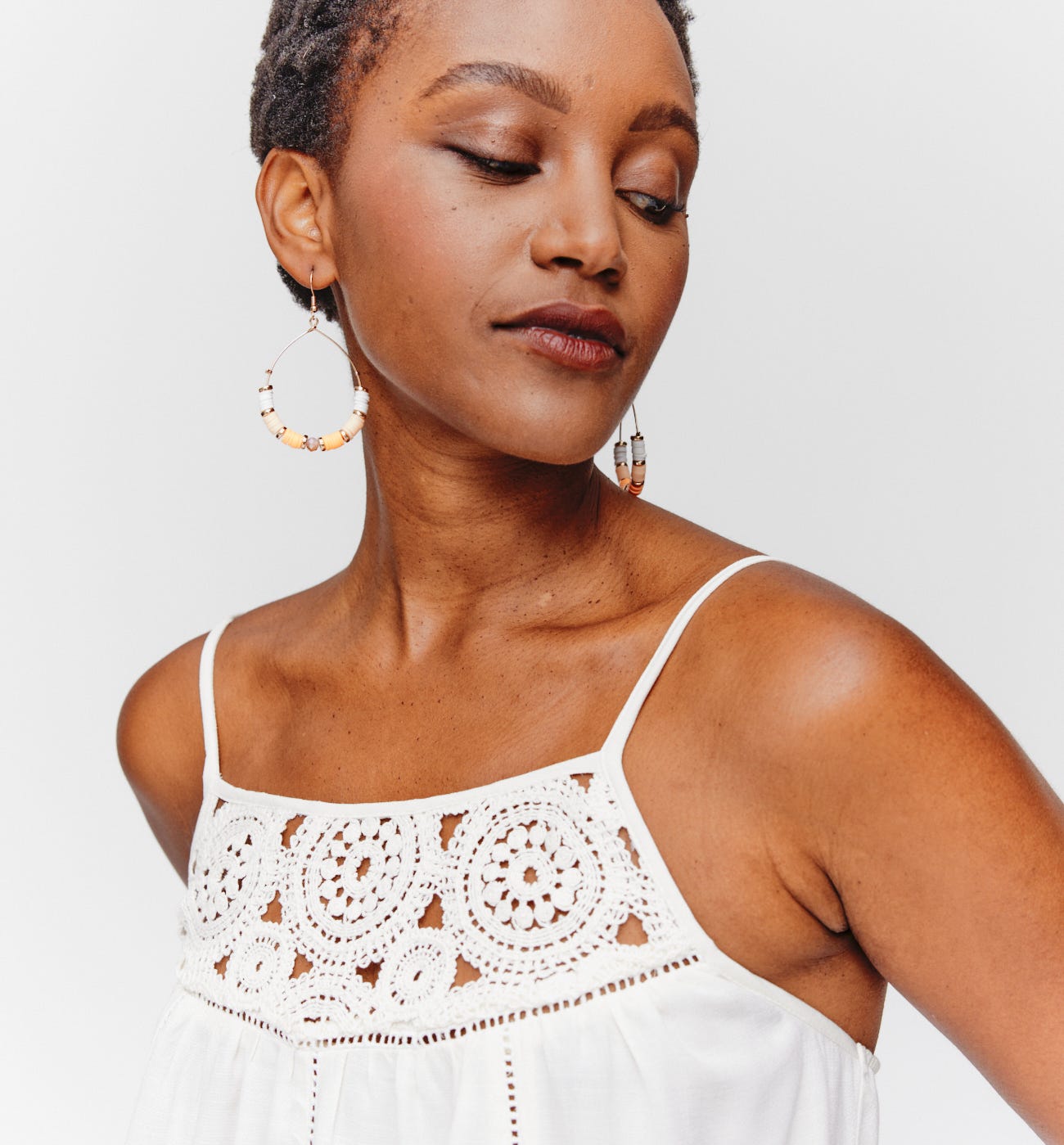 Top lingerie dettaglio crochet
