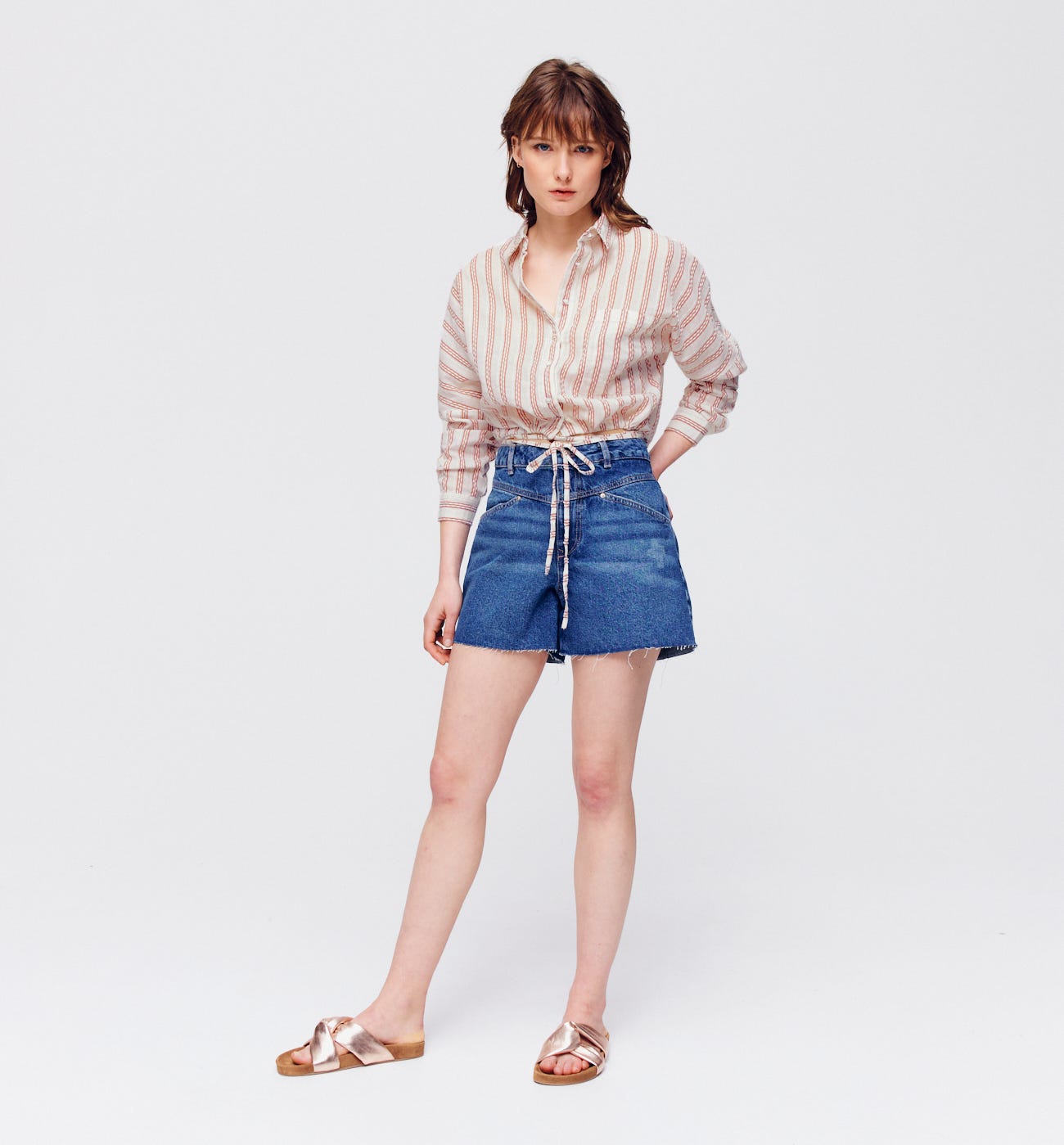 Cropped shirt