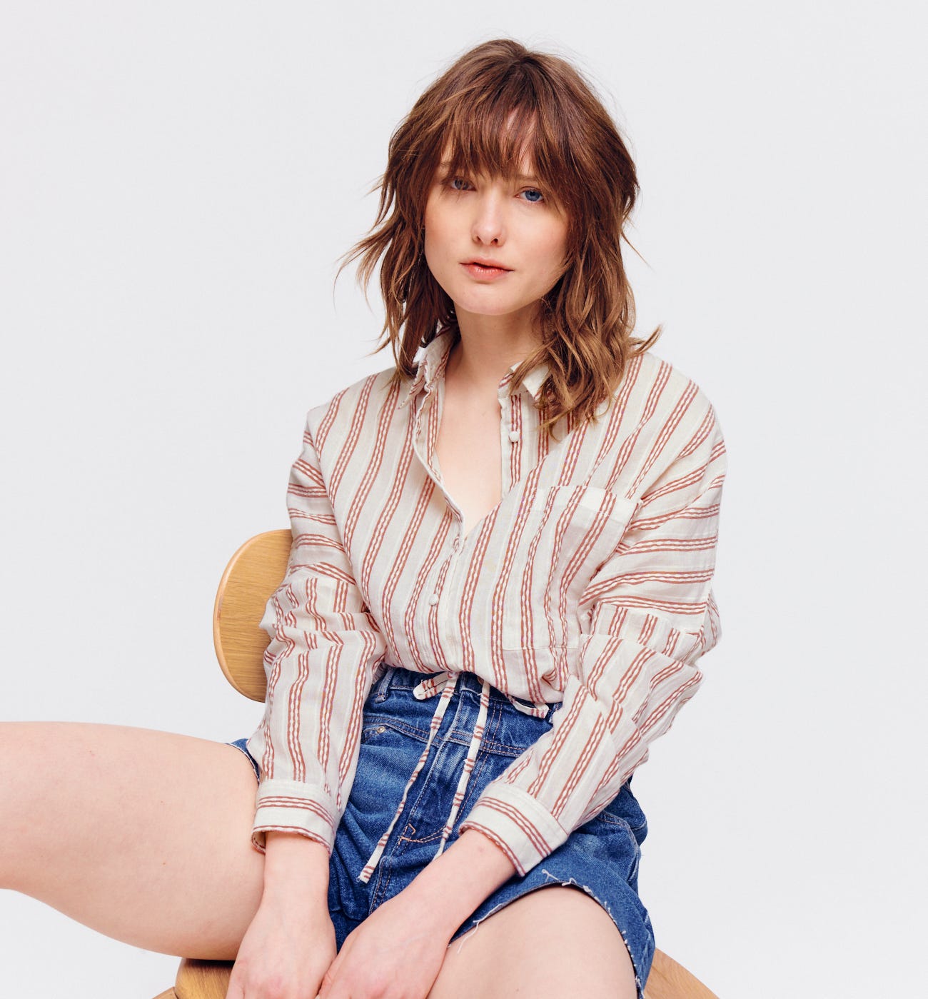 Cropped shirt