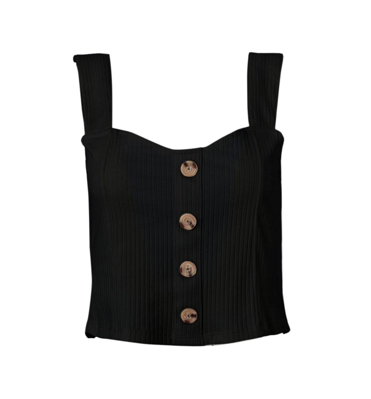 Tanktop aus Rippjersey
