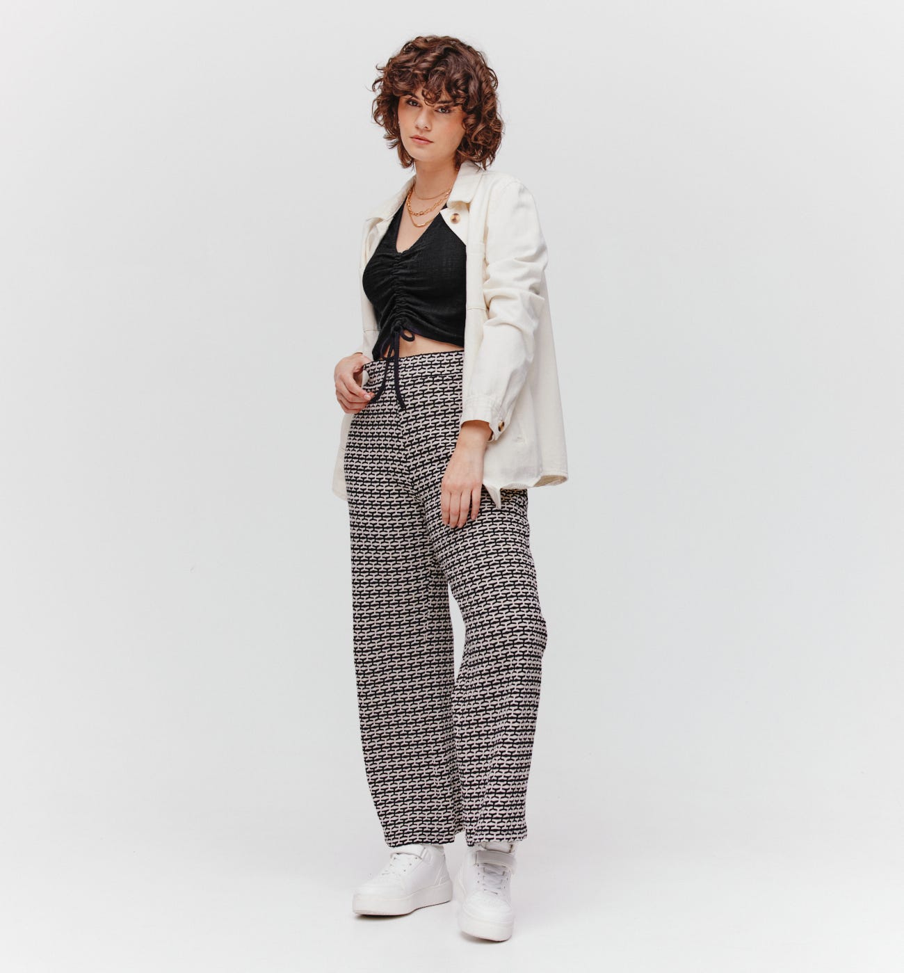 Waffle finish top