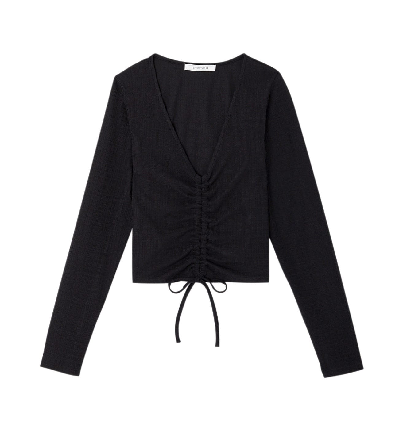 Top cropped goffrato