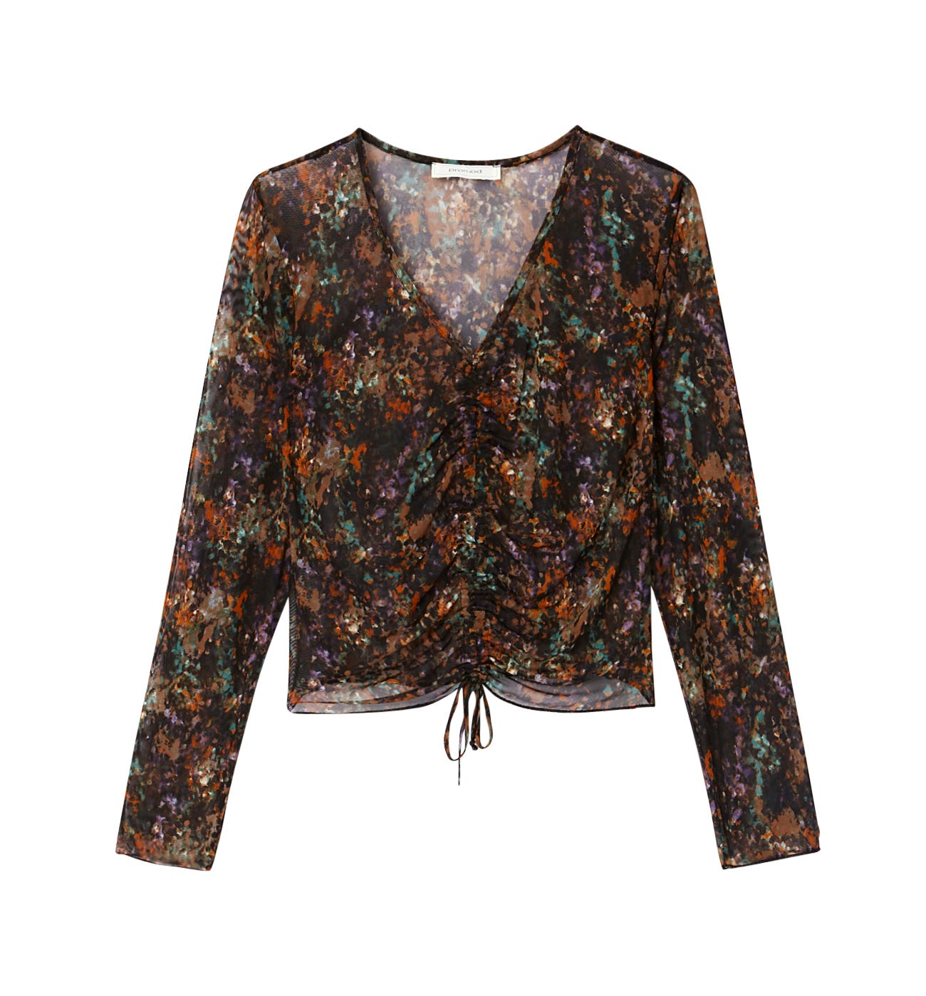 Netzshirt mit Printmotiv