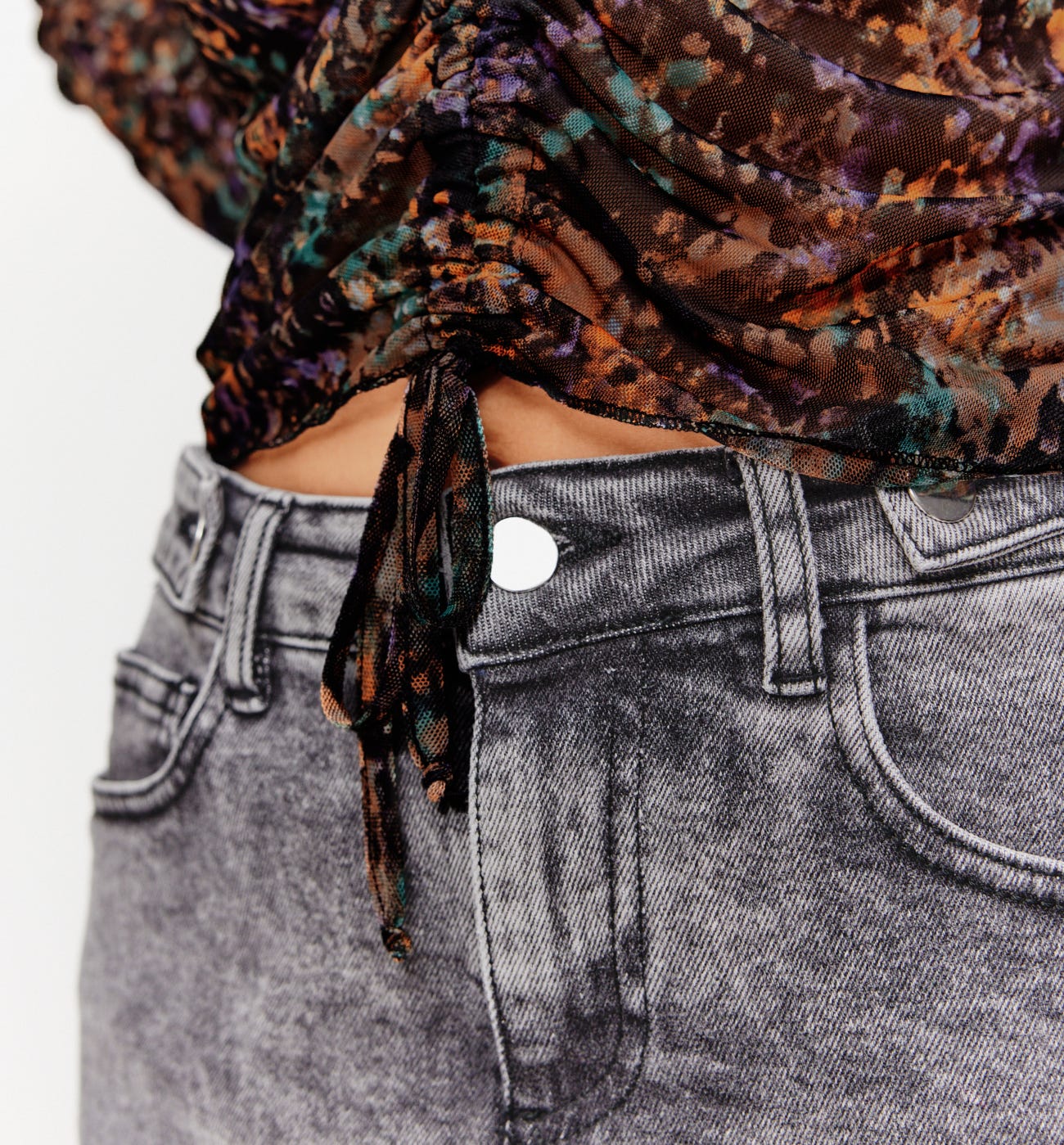 Netzshirt mit Printmotiv