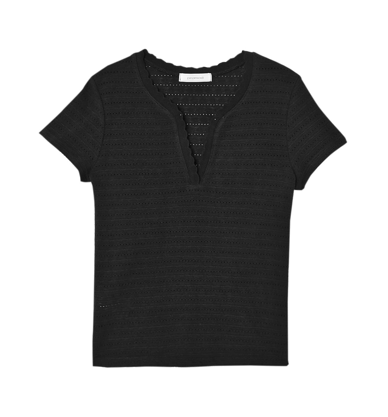 T-shirt en maille ajourée