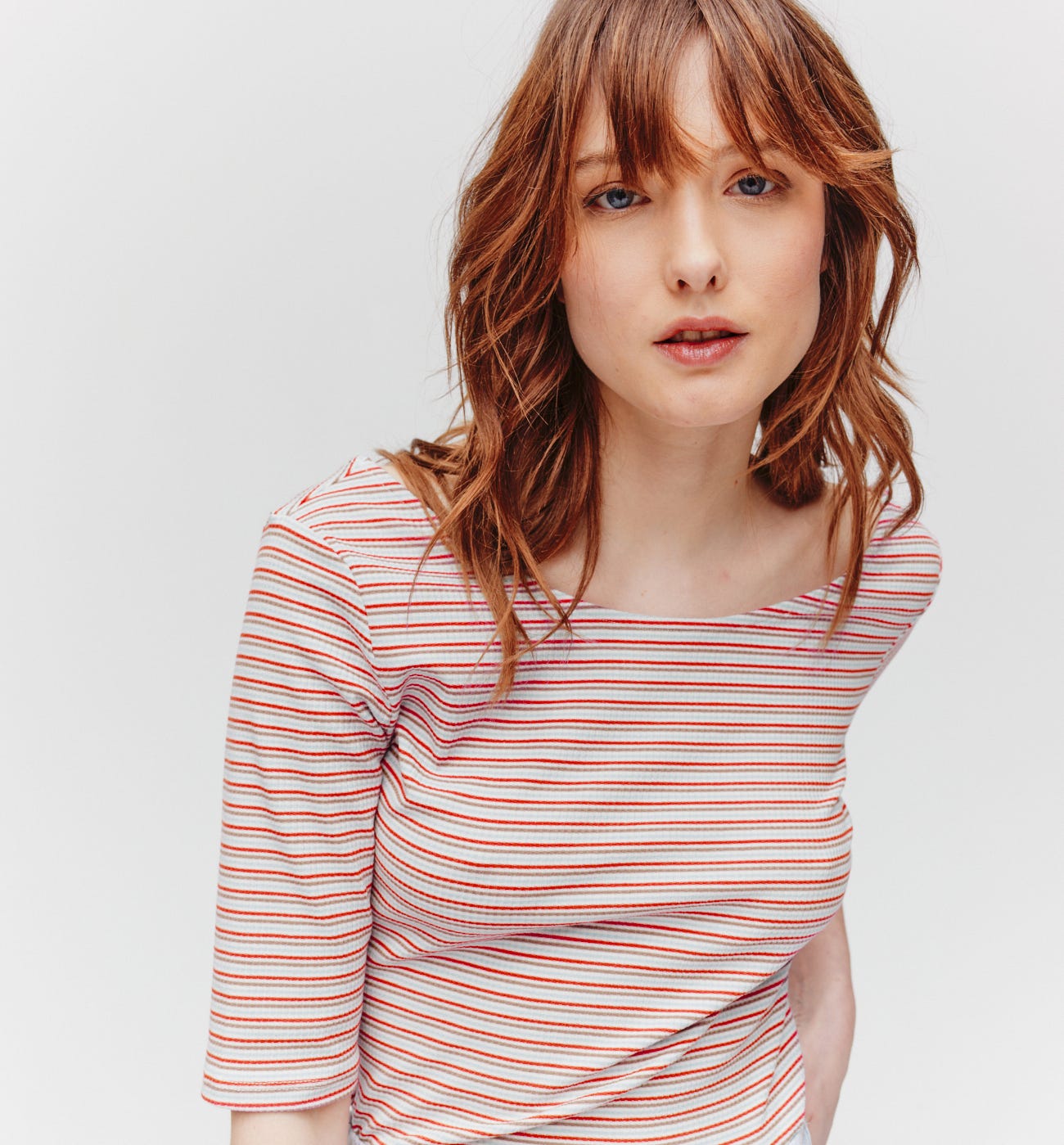 T-shirt scollo retro