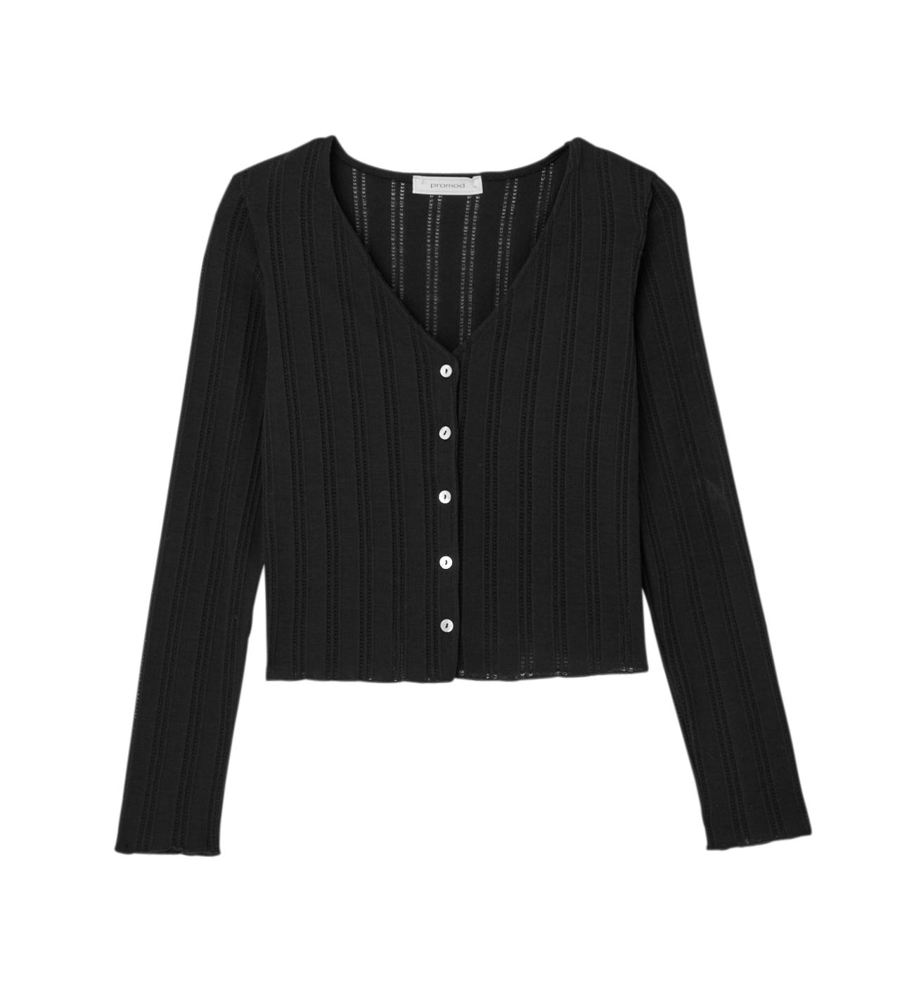 Openwork knit top