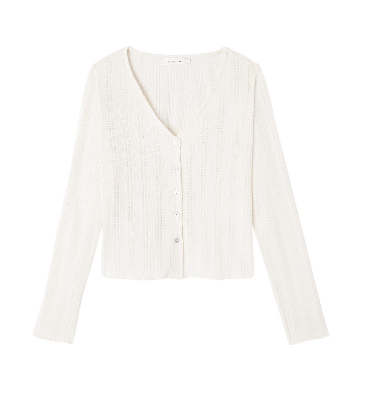 Langarmshirt mit Lochmuster