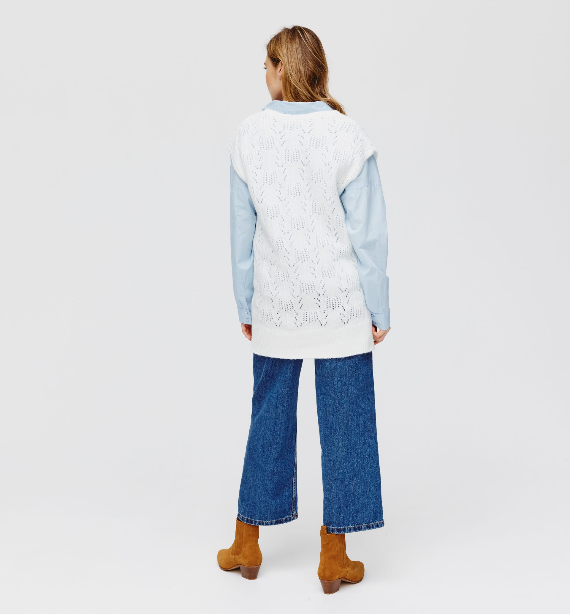 Gilet extra lungo