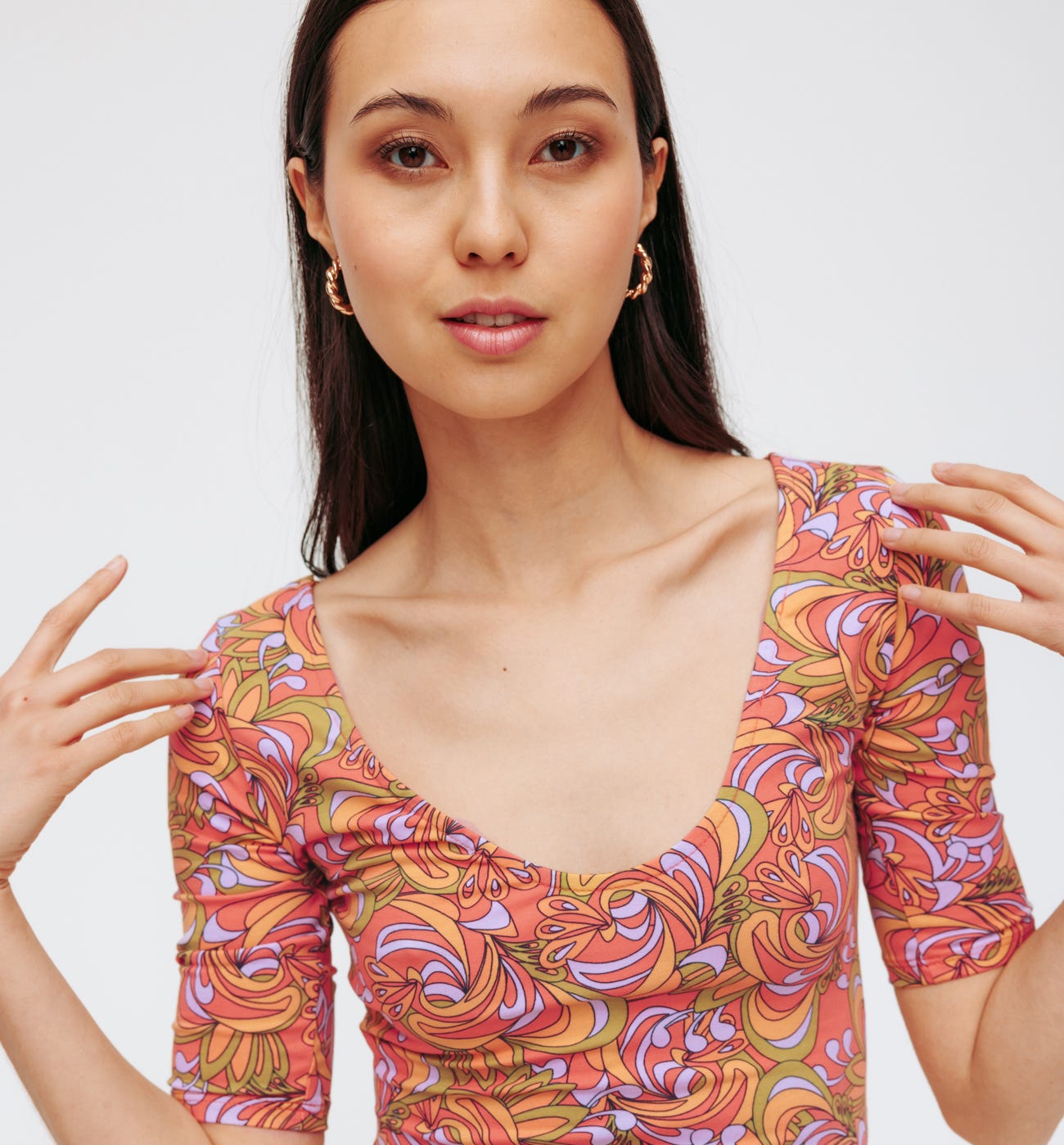 T-shirt fantasia attillata