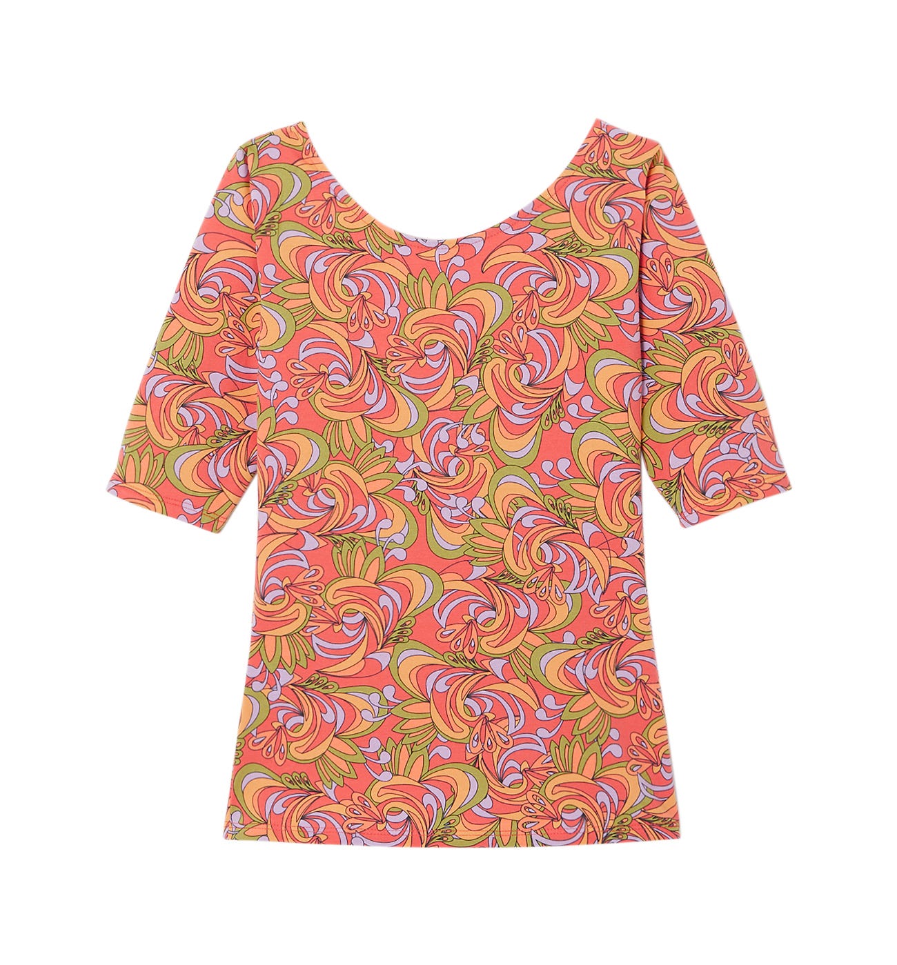 Patterned fitted top