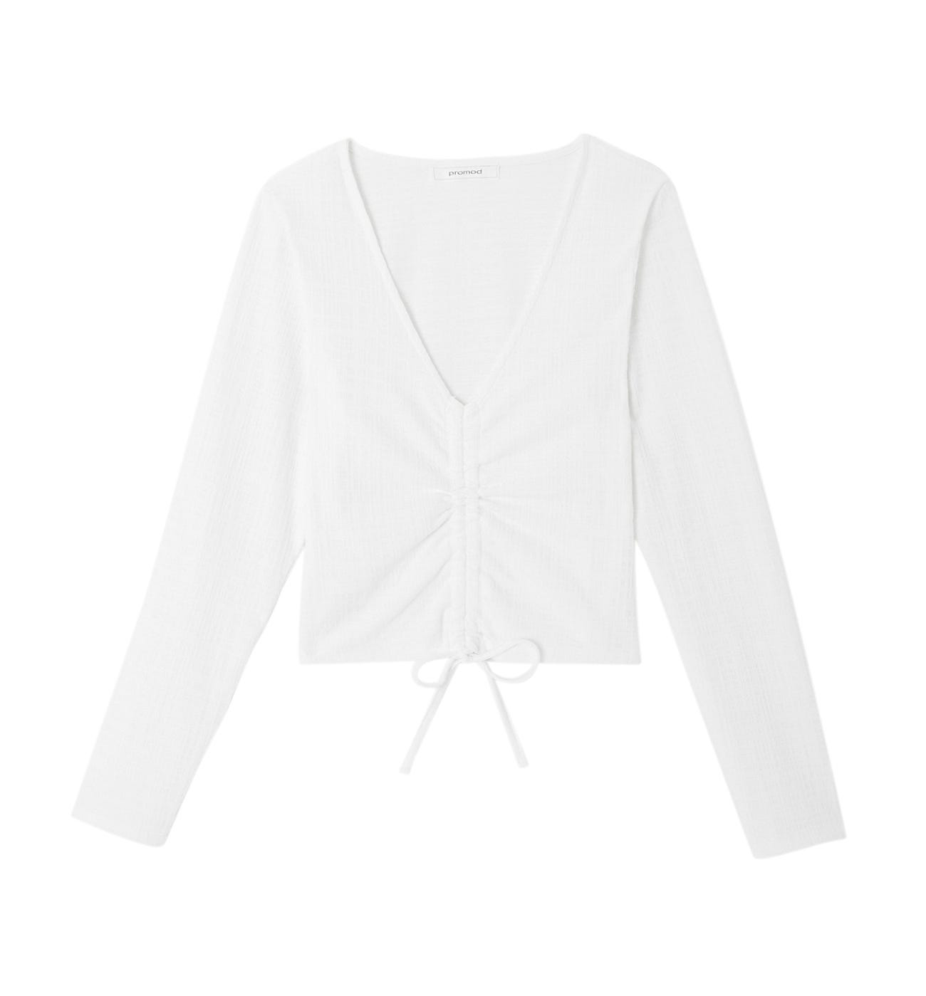 Top cropped goffrato