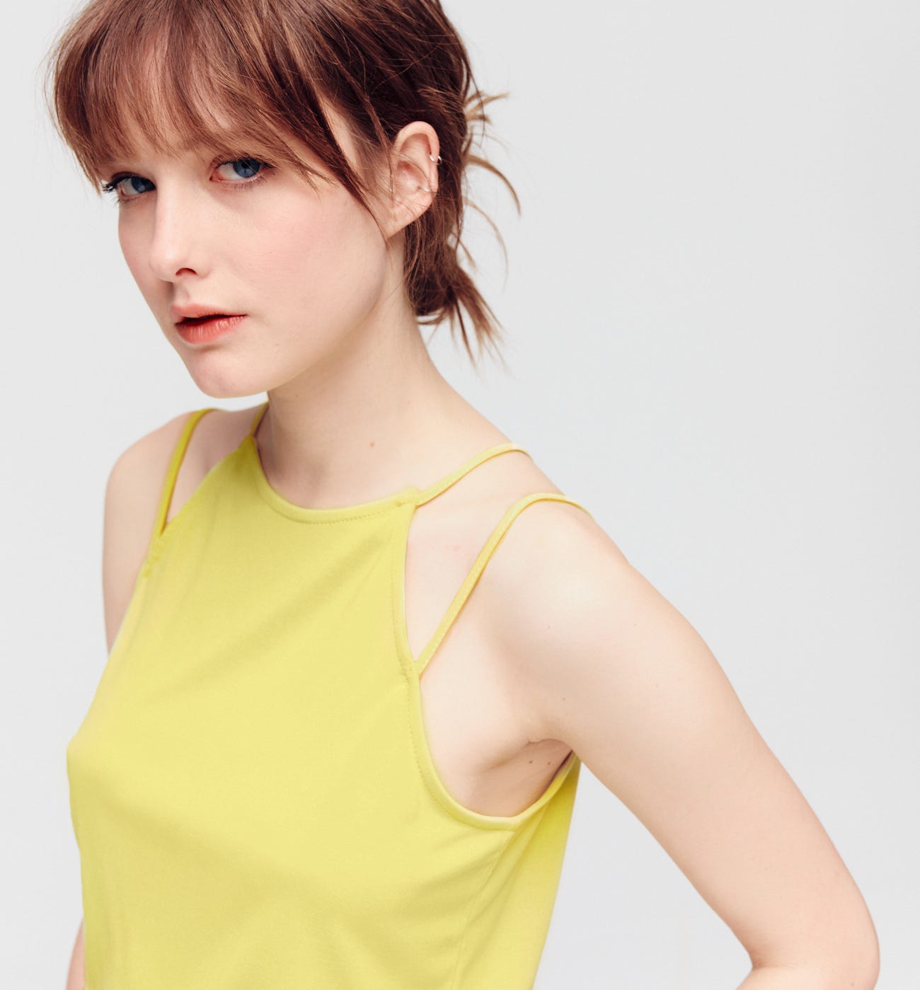 Feature neckline top