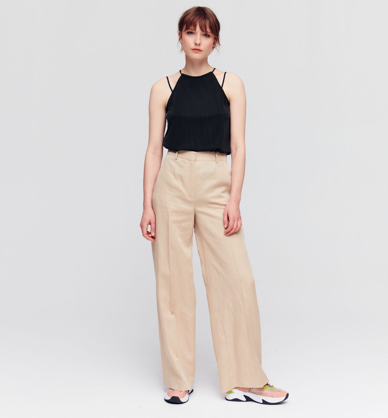 Feature neckline top