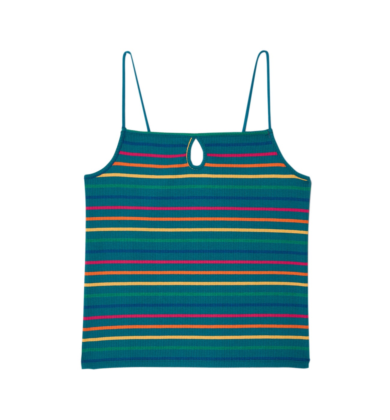 Striped jersey top