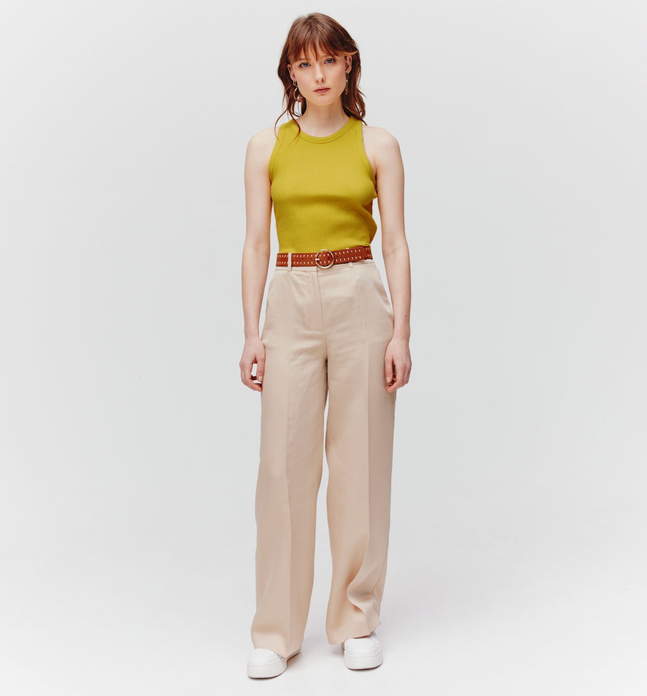 Rib sleeveless top