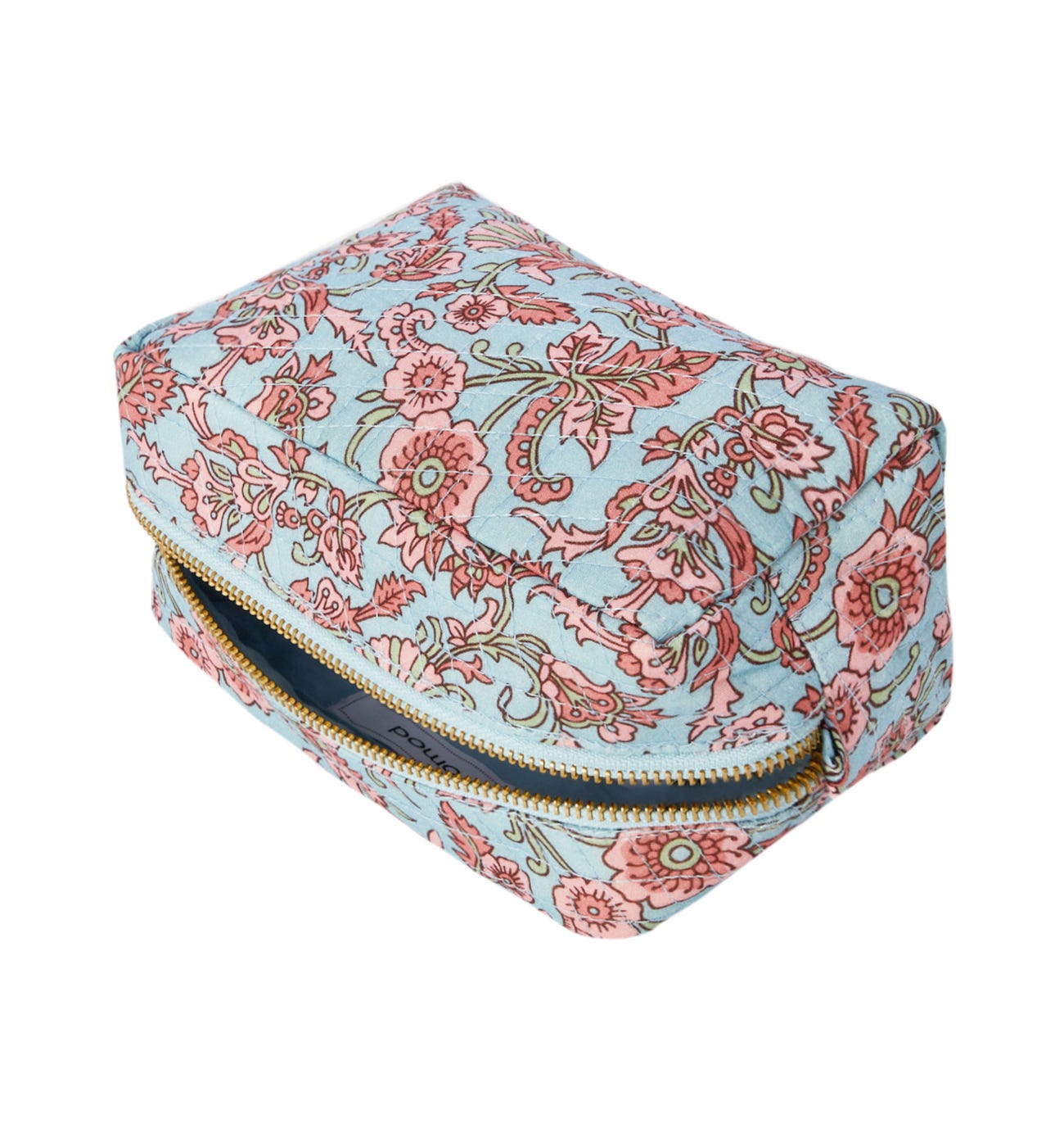 Trousse matelassée imprimée