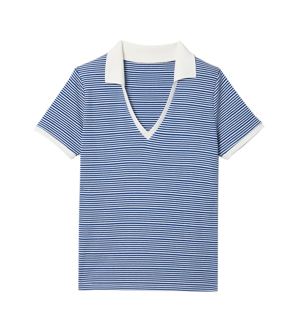 Striped polo shirt