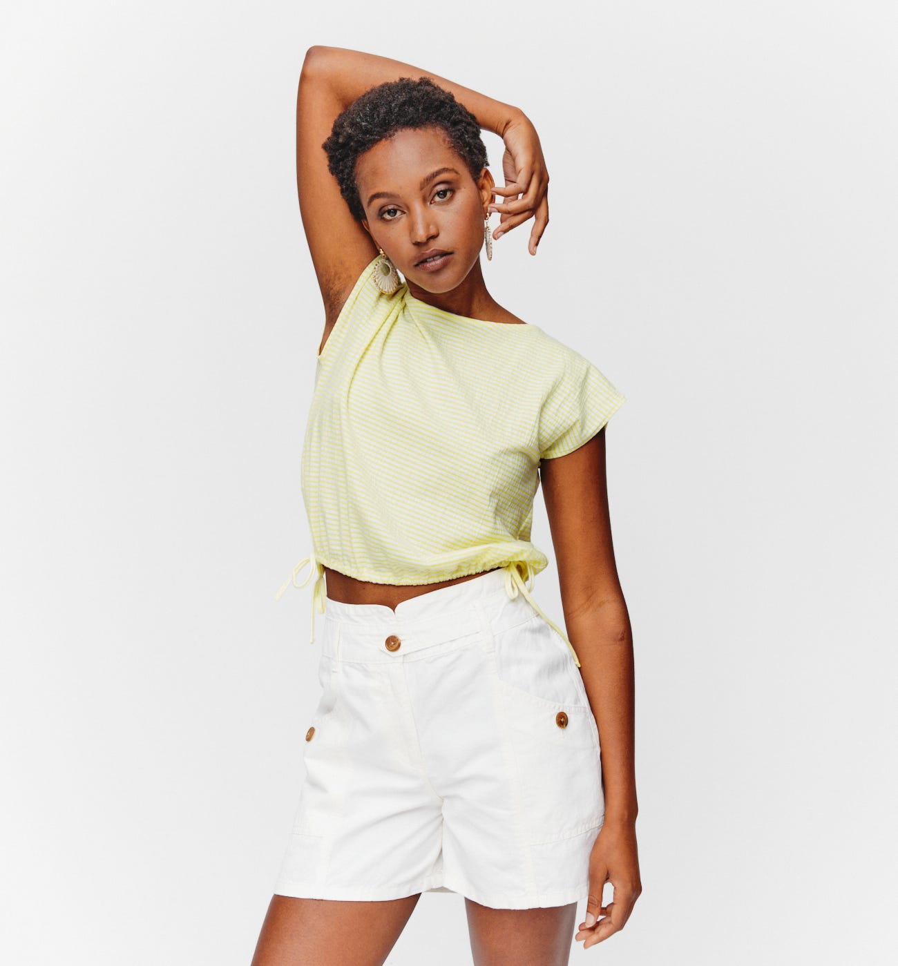 Camiseta tipo blusa