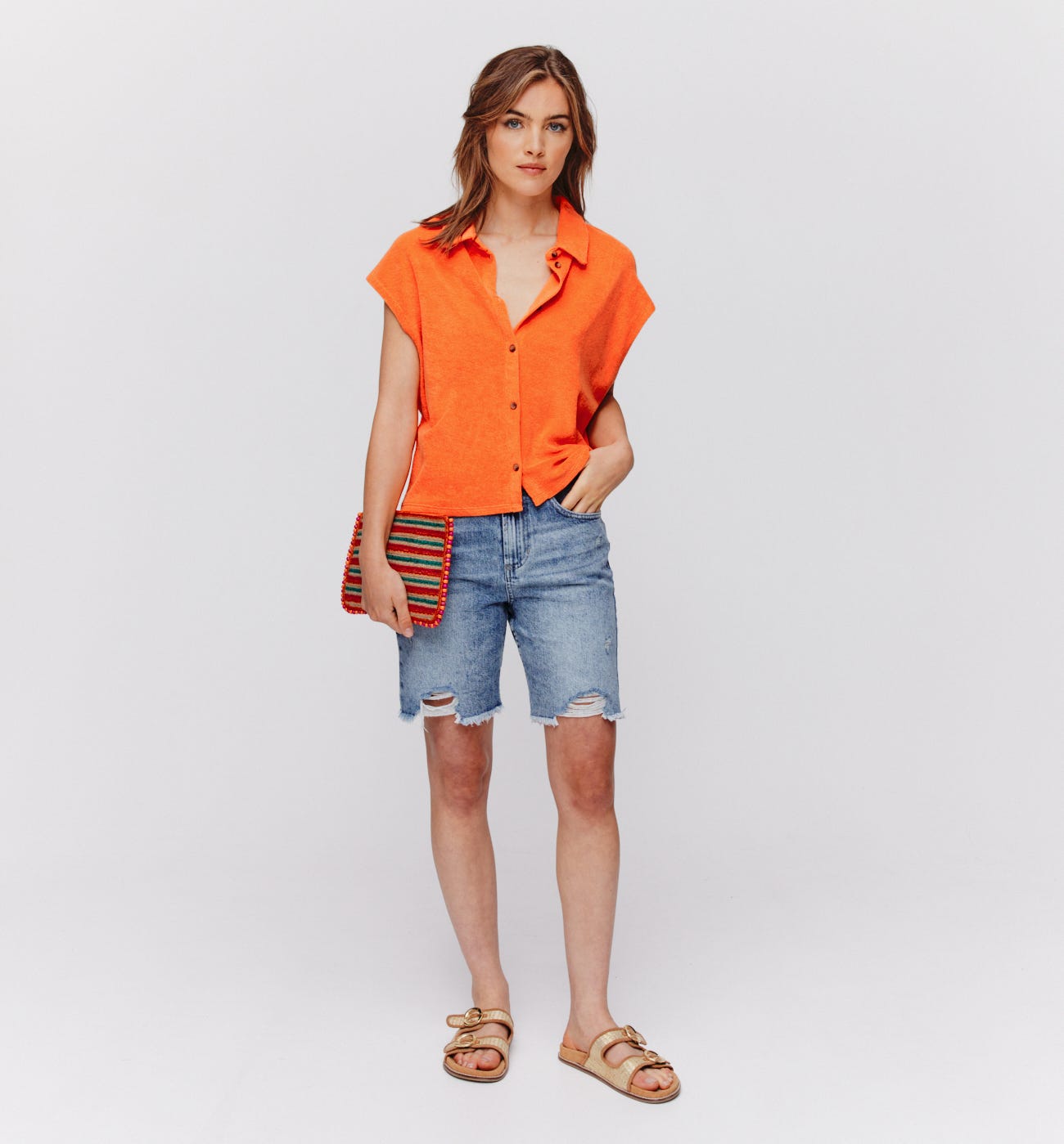 Chemise en éponge Femme