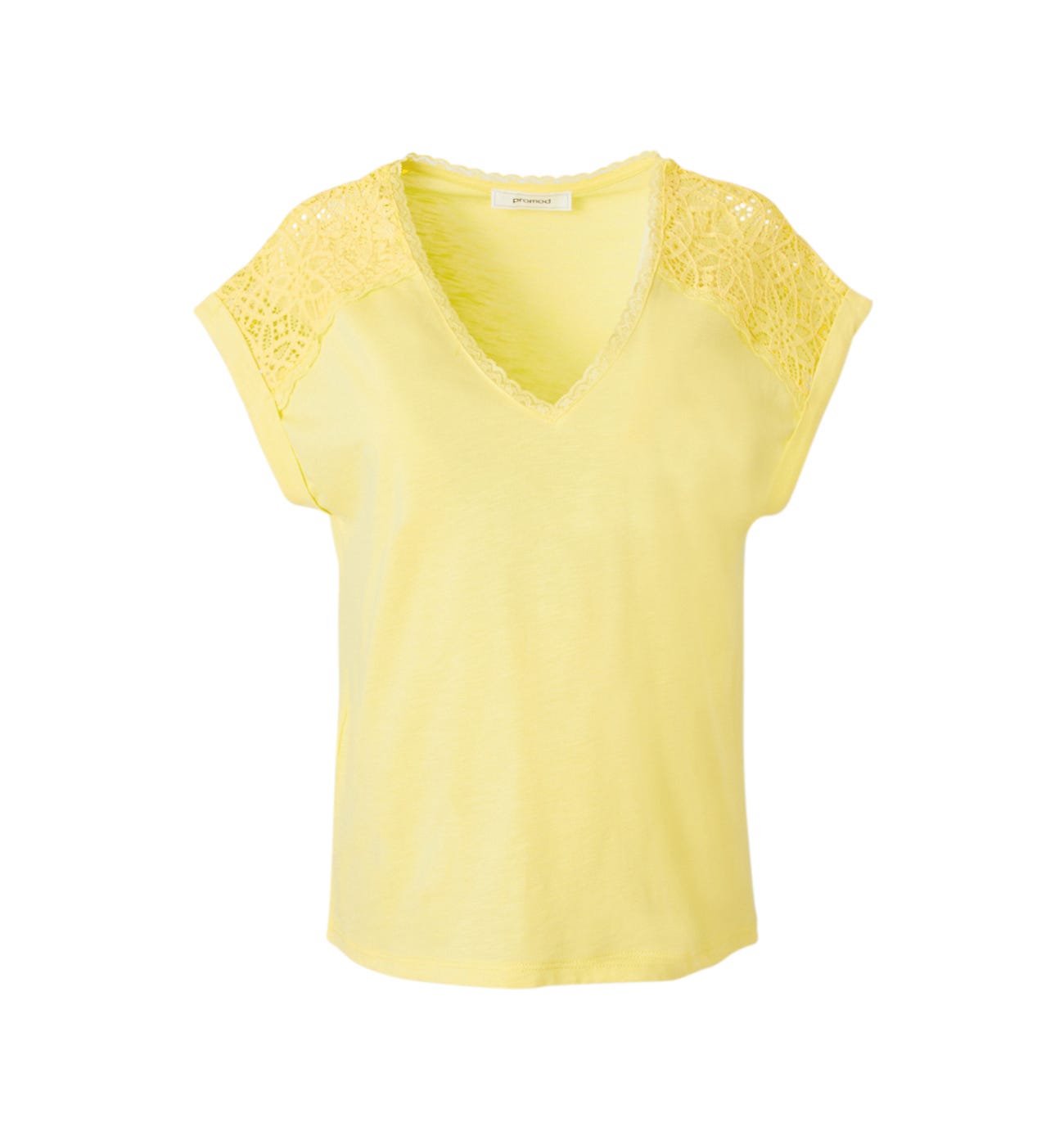 T-Shirt mit Spitzendetails