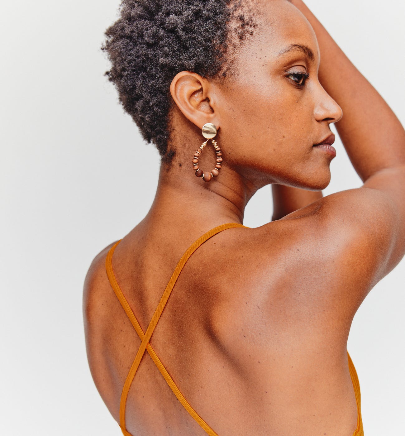 Strappy rib top
