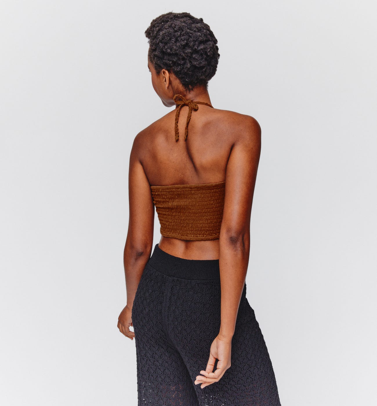 Strappy crochet top
