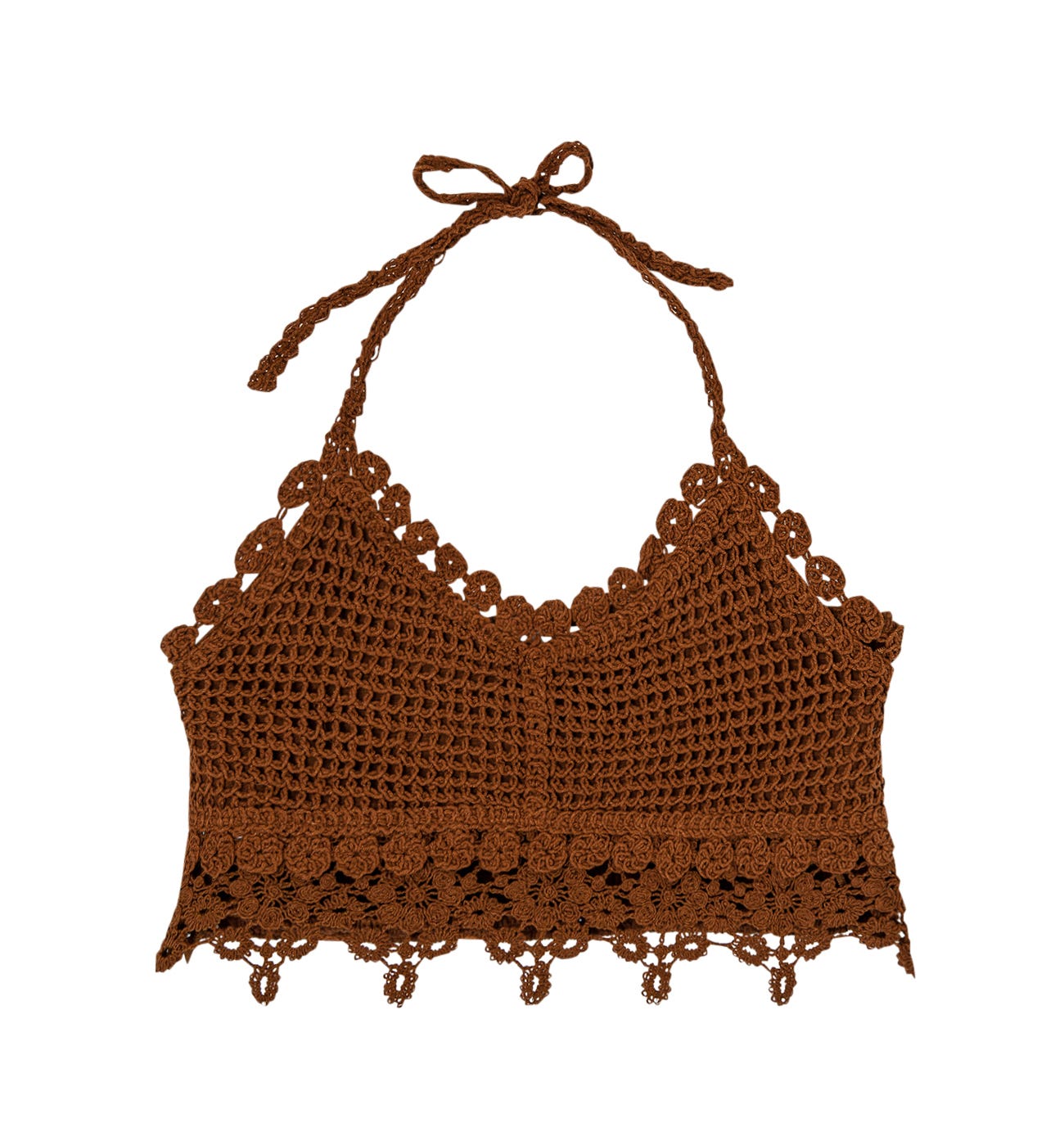 Strappy crochet top