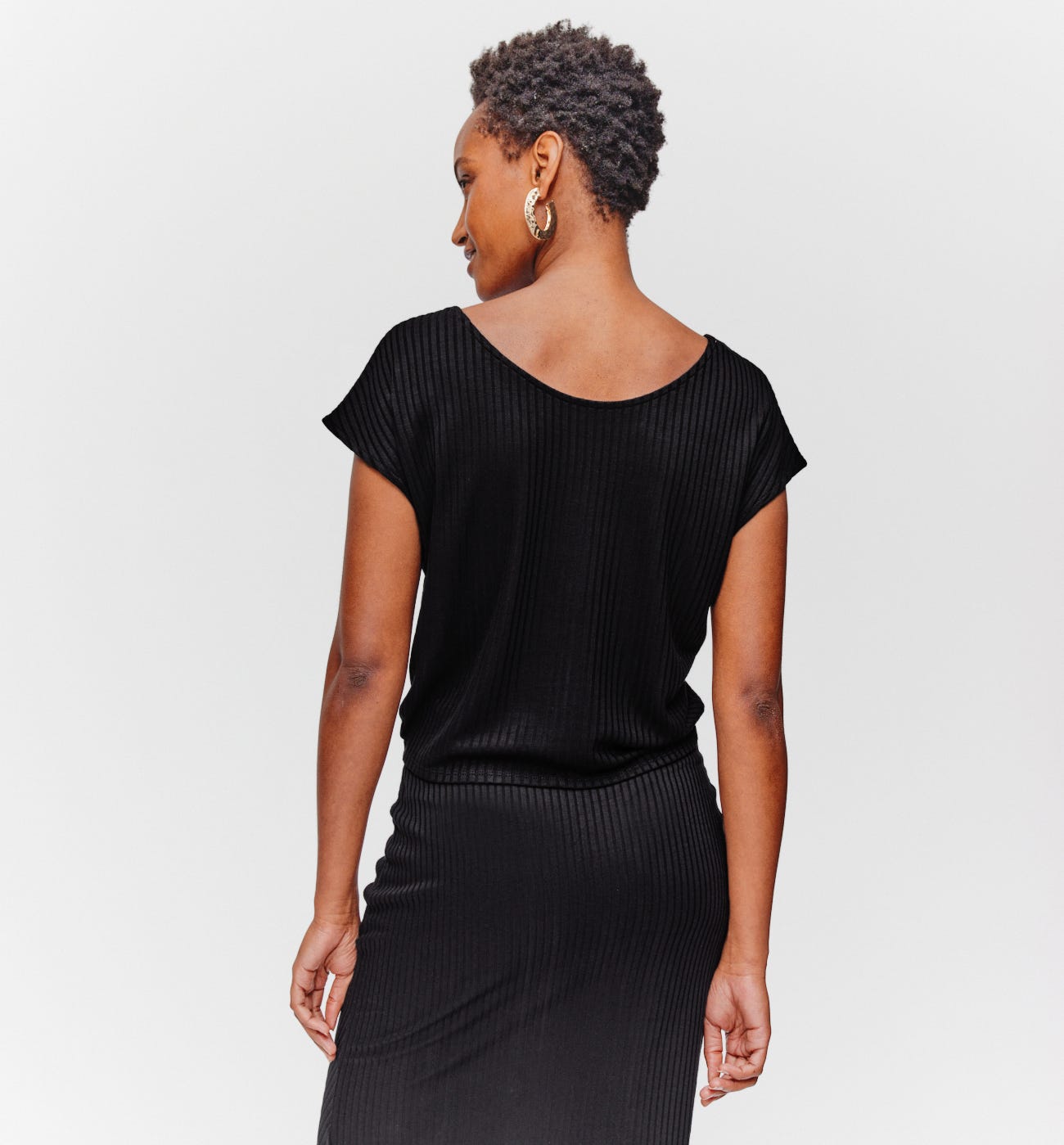 Jersey rib top