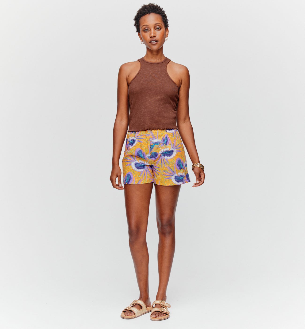 Tanktop aus Rippjersey