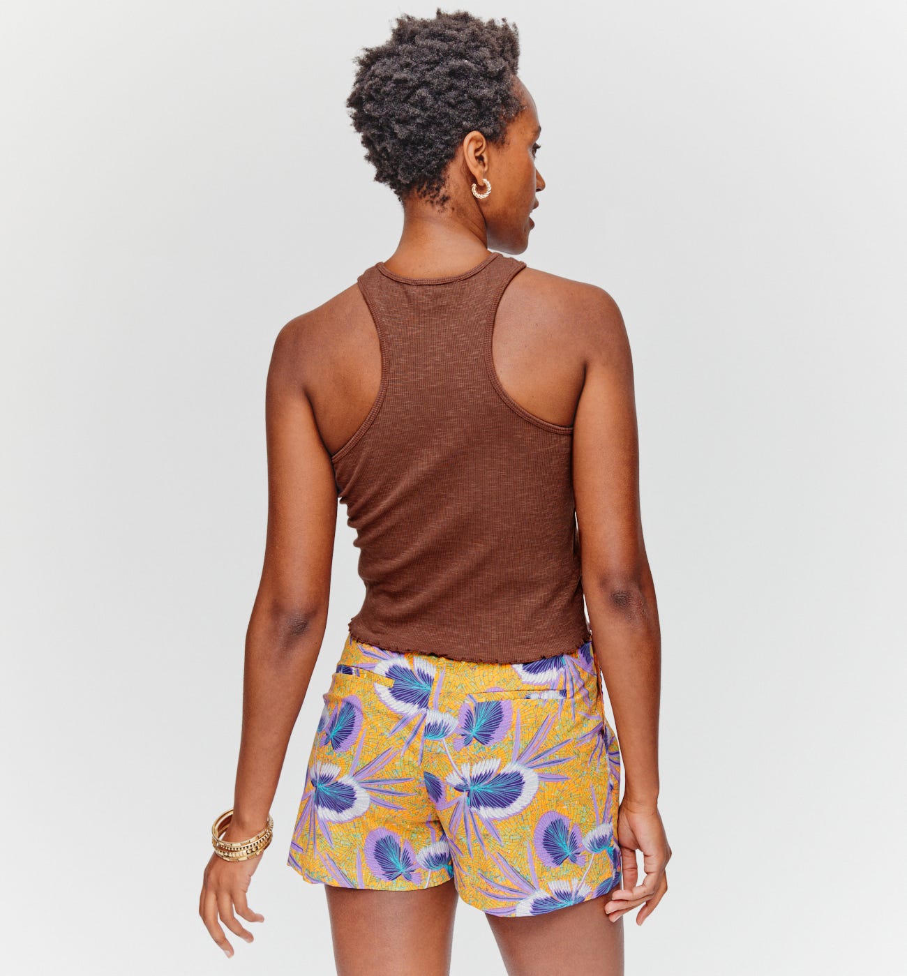 Tanktop aus Rippjersey