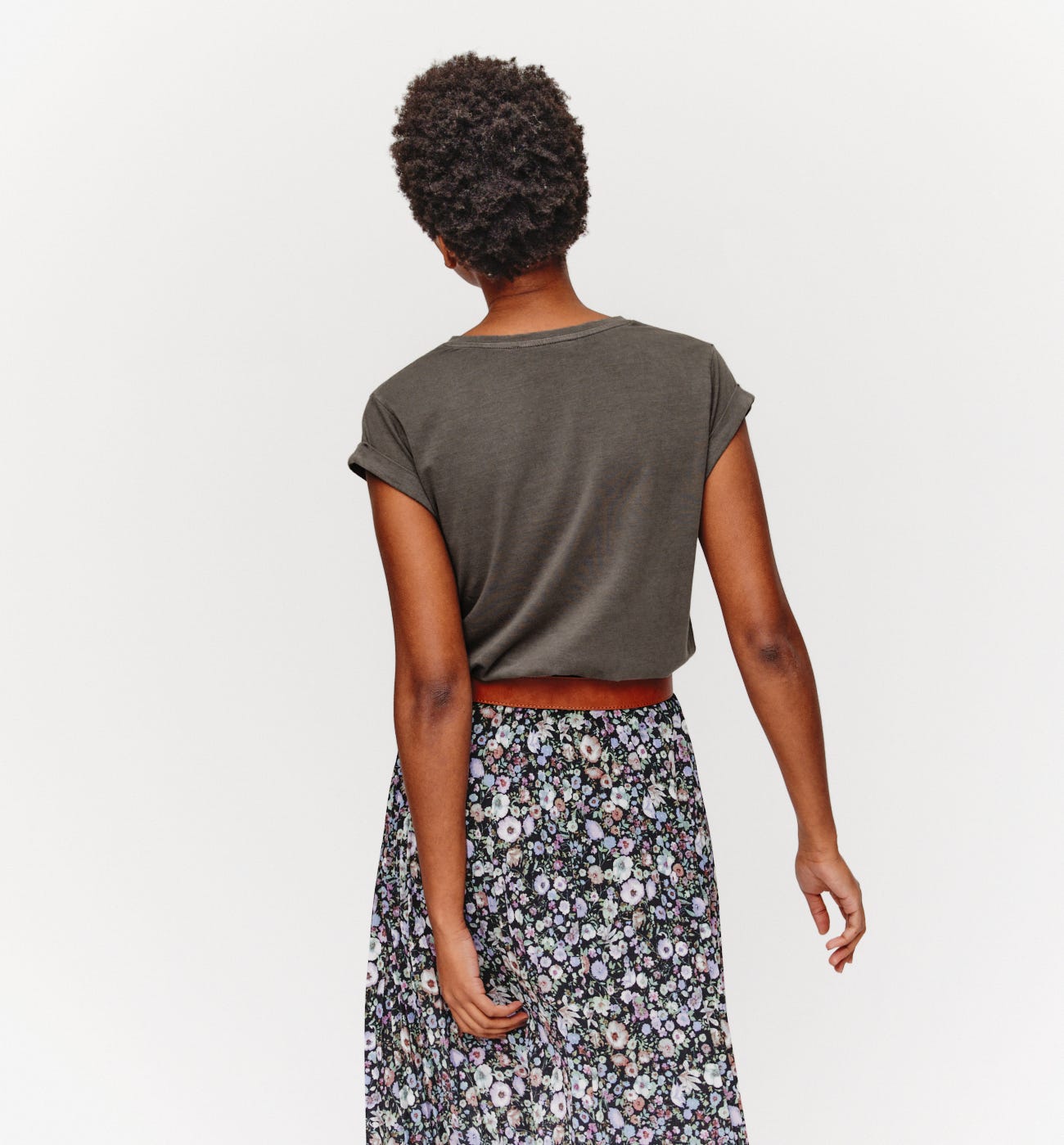 T-Shirt mit Hippie-Print