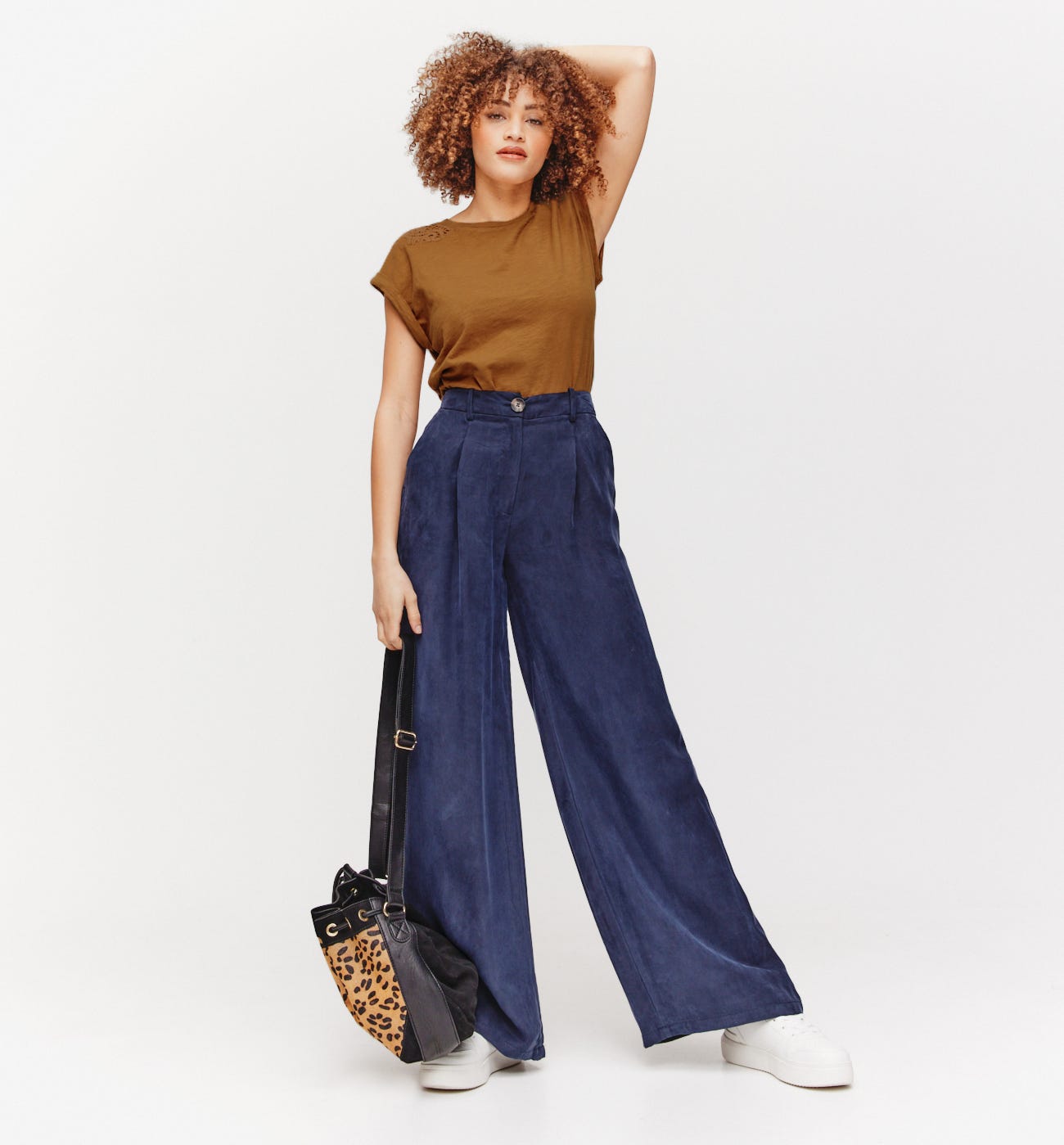 Guipure-detail top