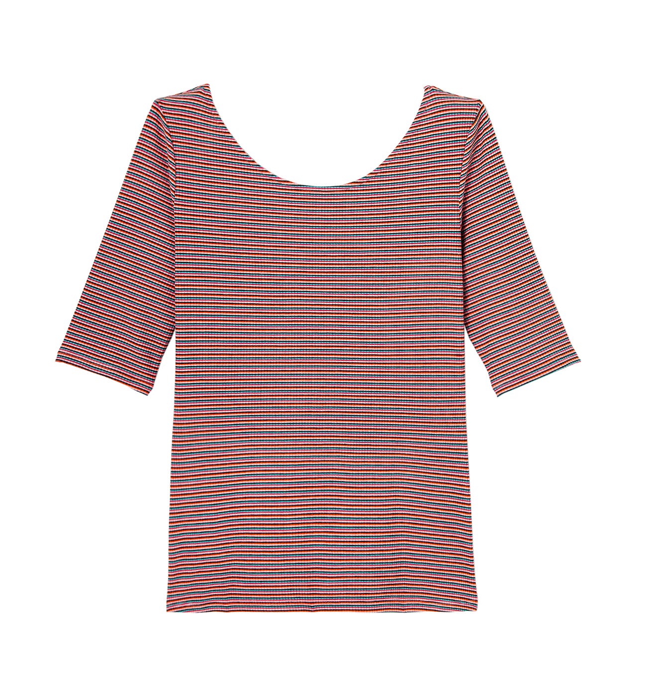 T-shirt décolleté dos Femme