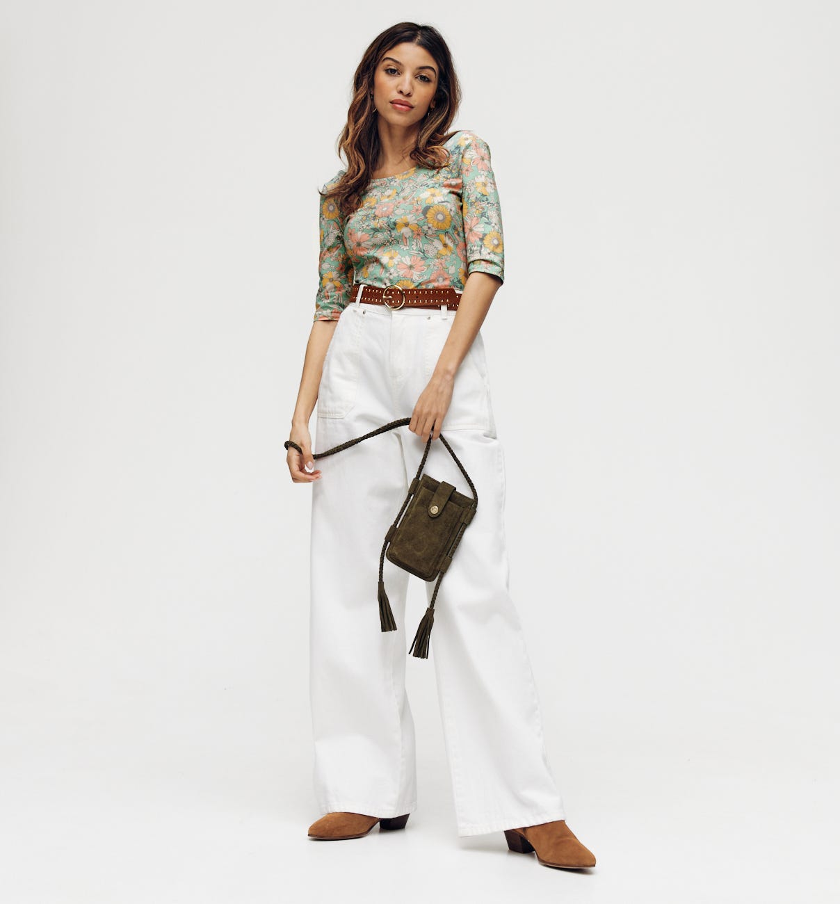 Patterned fitted top