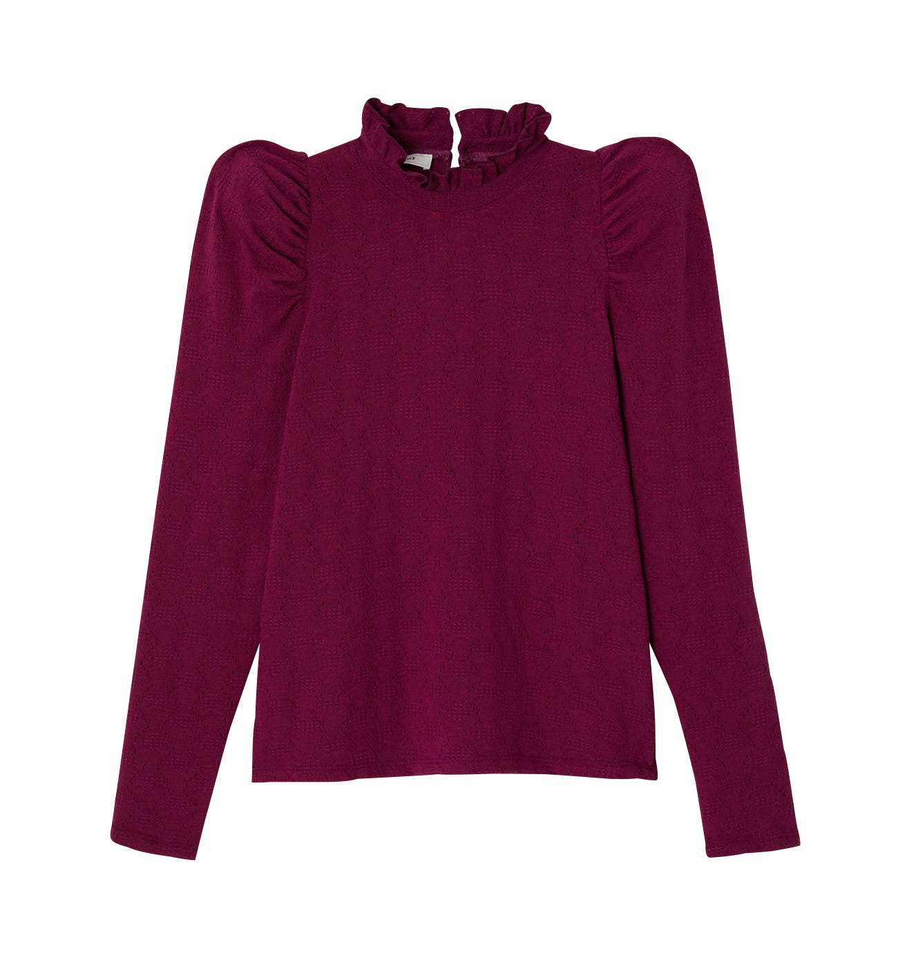 Camiseta calada pointelle