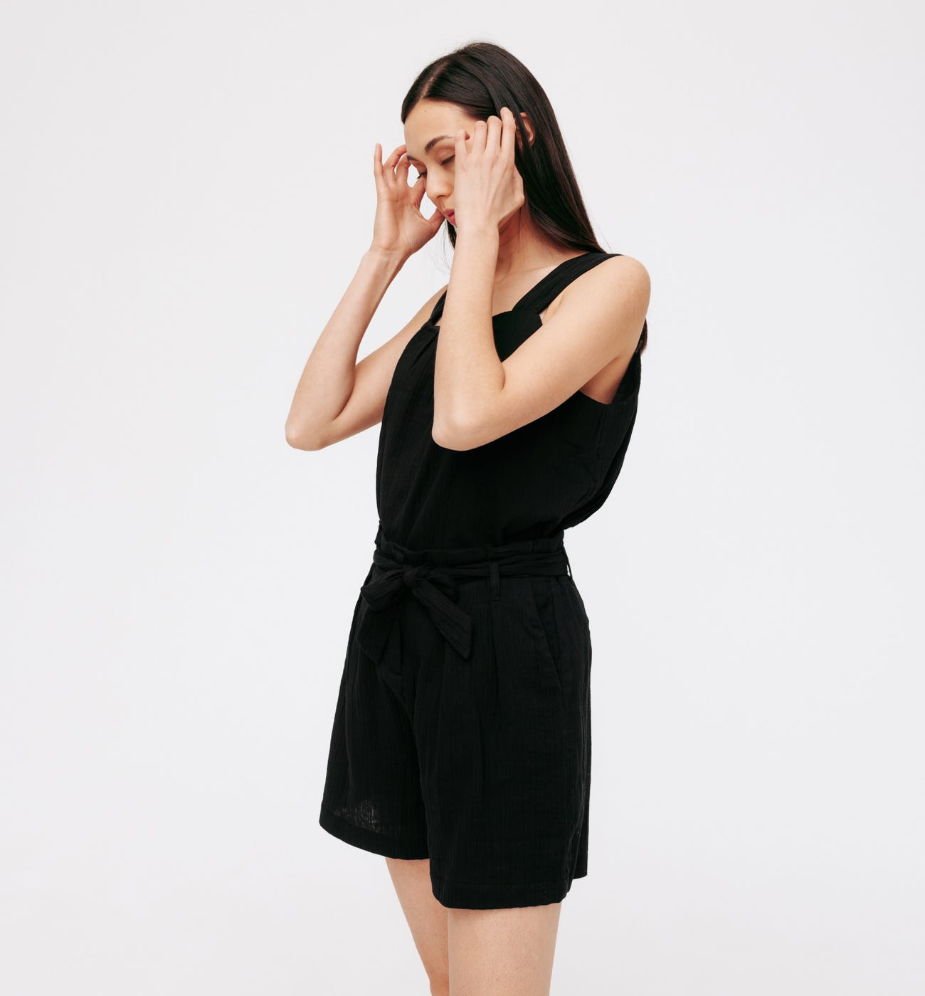 Short en coton Femme