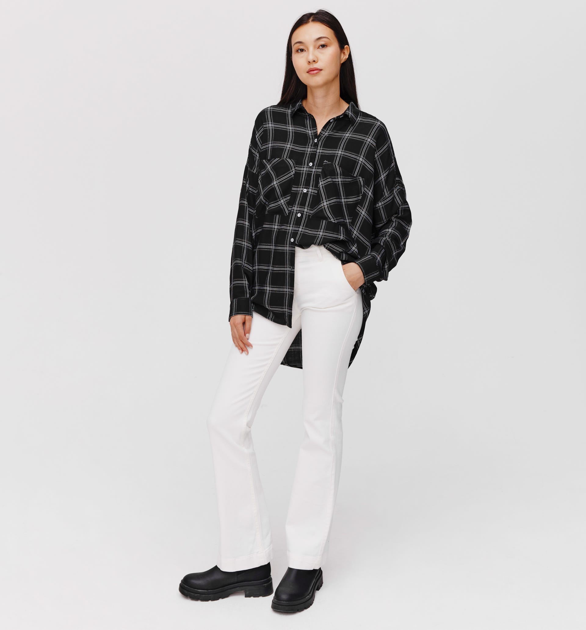 Longue chemise oversize