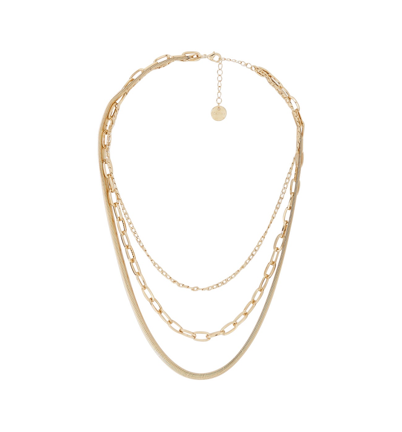 Triple-strand necklace - Gold