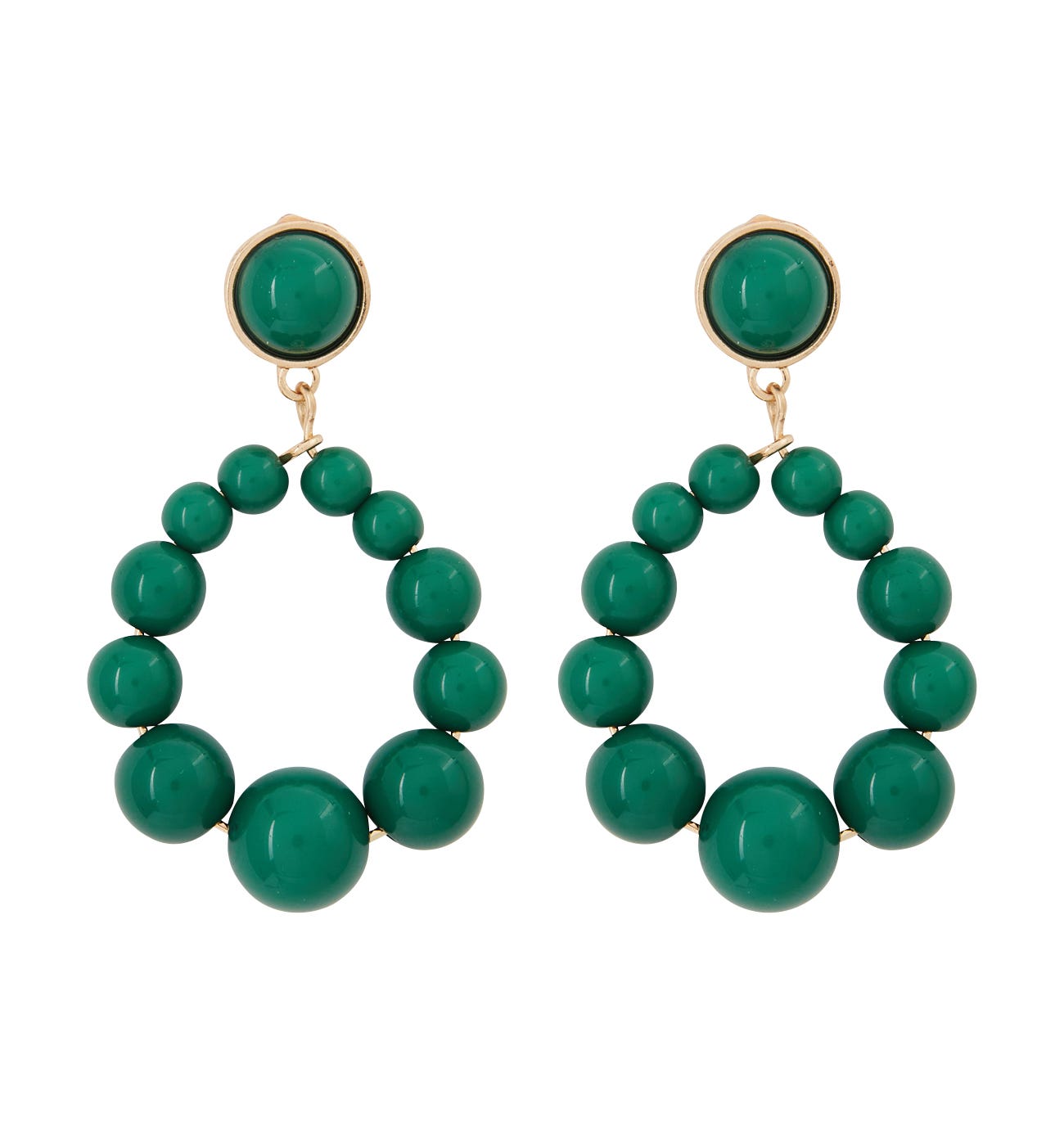 Boucles d'oreilles perlées