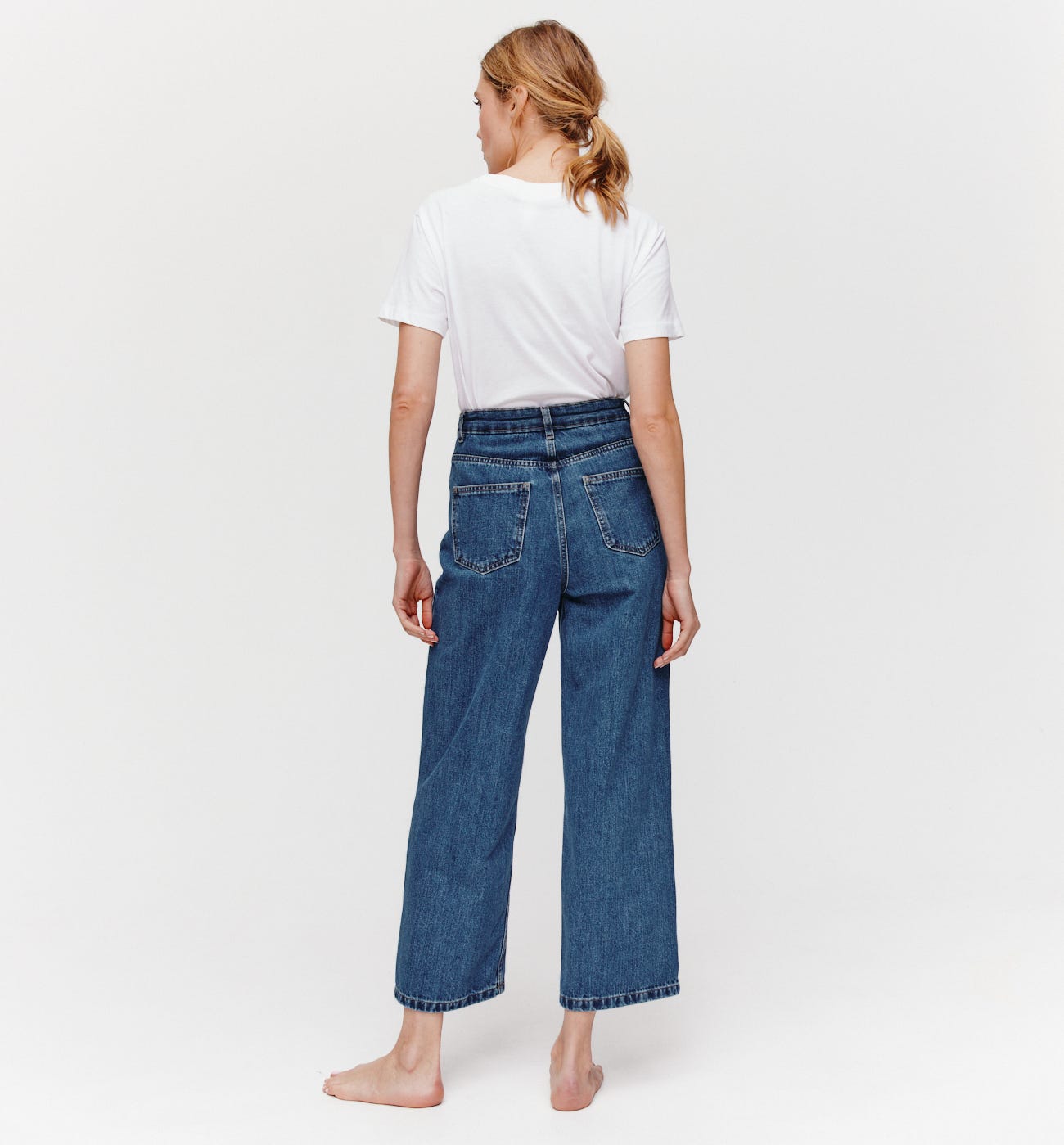 Jeans morbidi vita alta