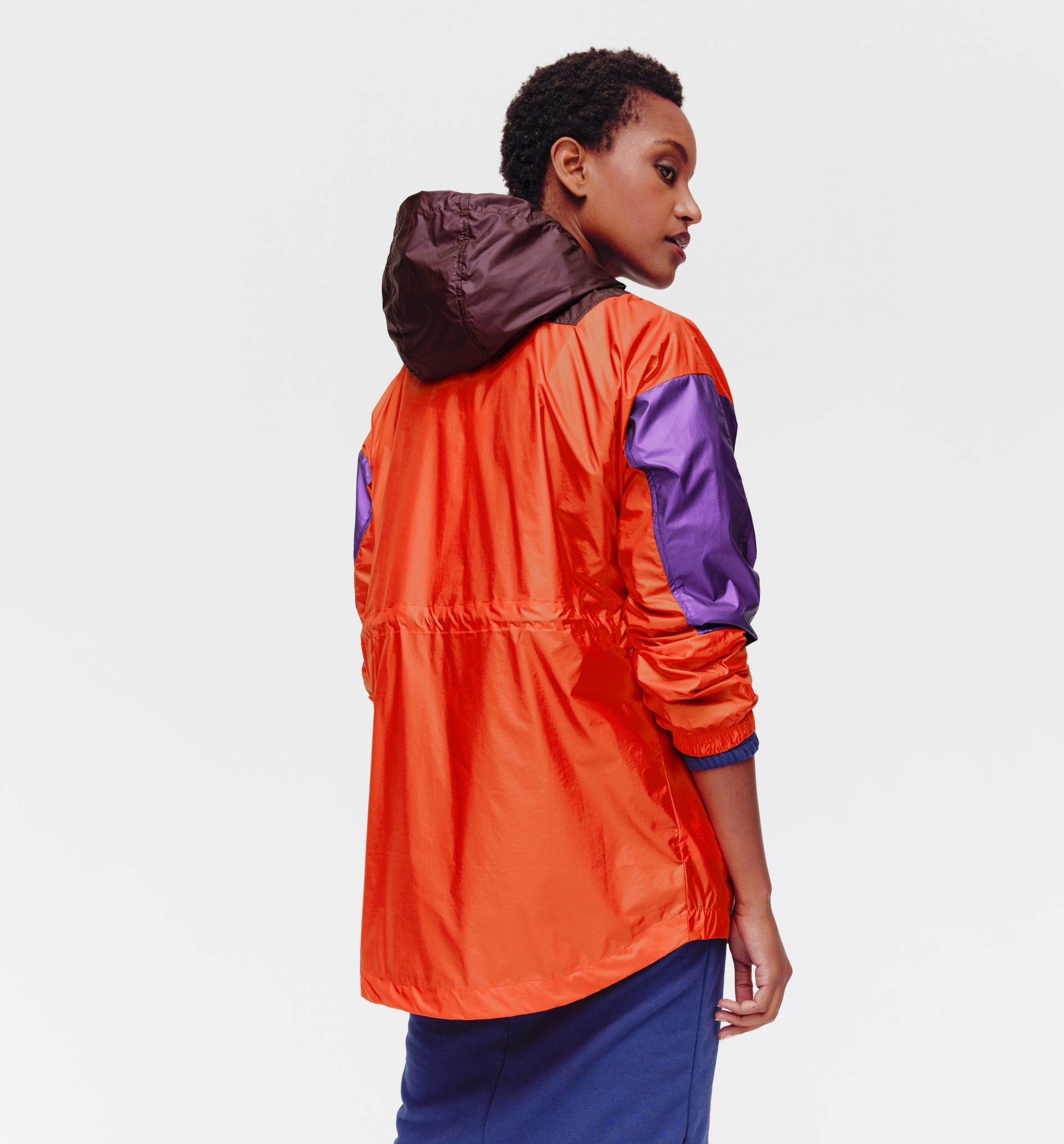 Hooded windcheater