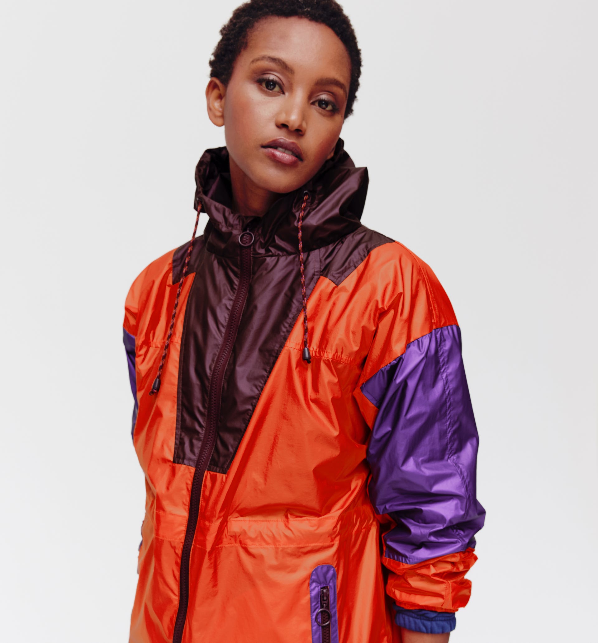 Hooded windcheater