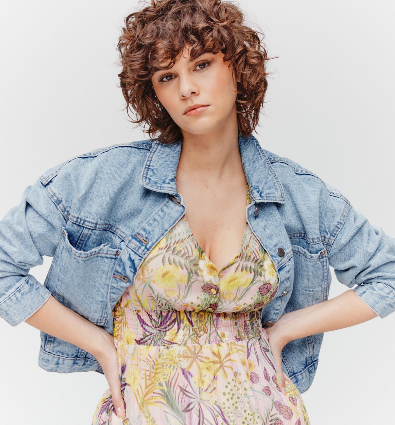 Cazadora vaquera oversize