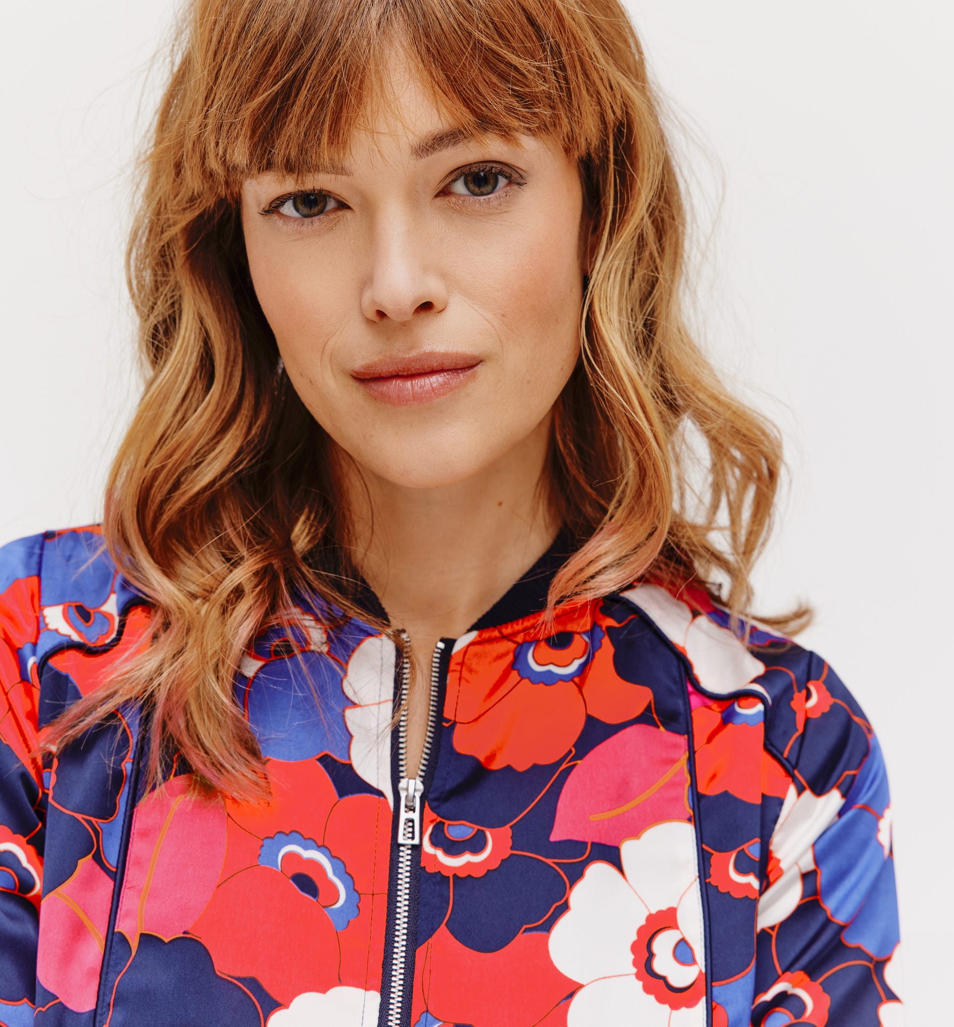 Satin bomber jacket